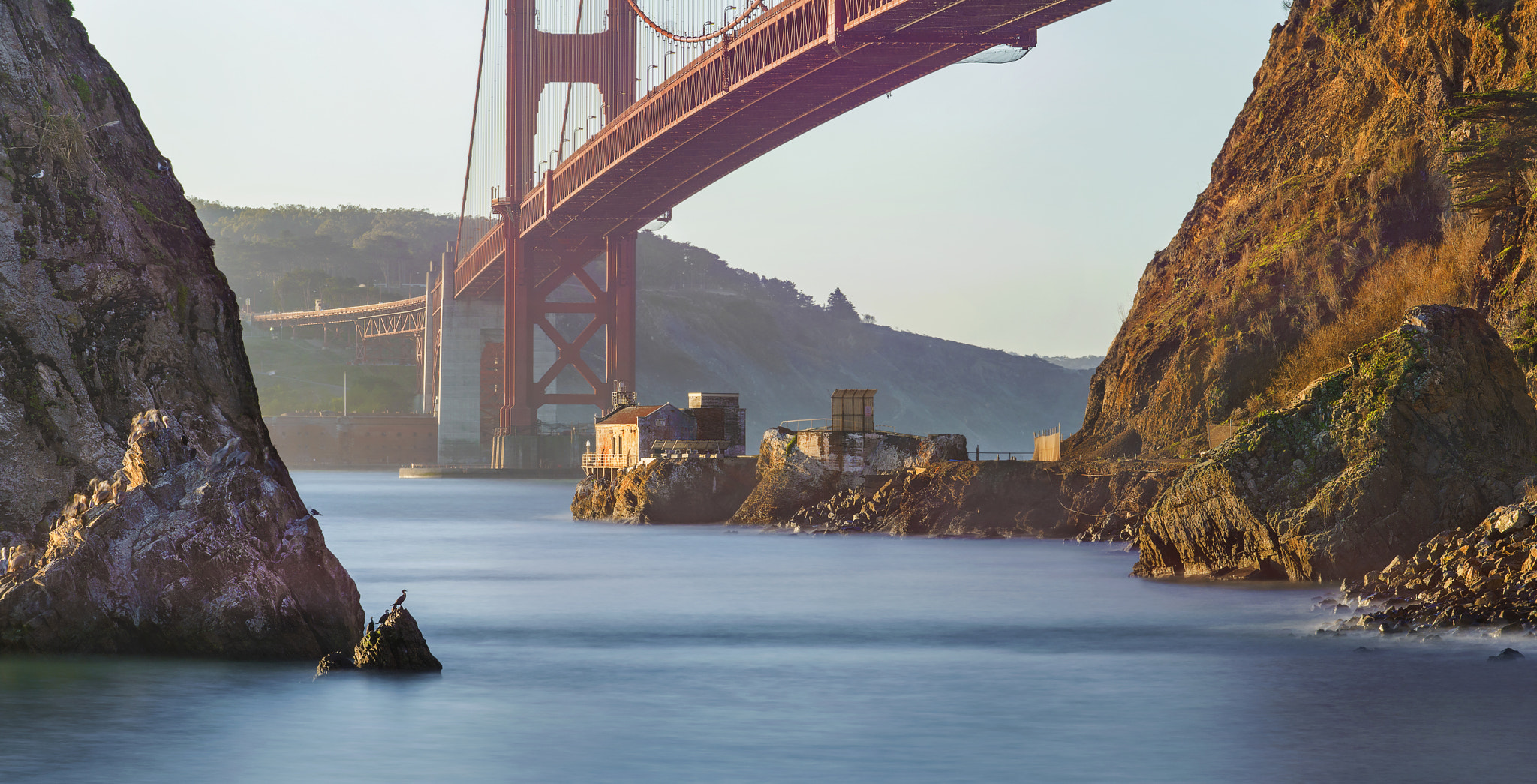 AF-S Zoom-Nikkor 80-200mm f/2.8D IF-ED sample photo. Lime point lighthouse photography