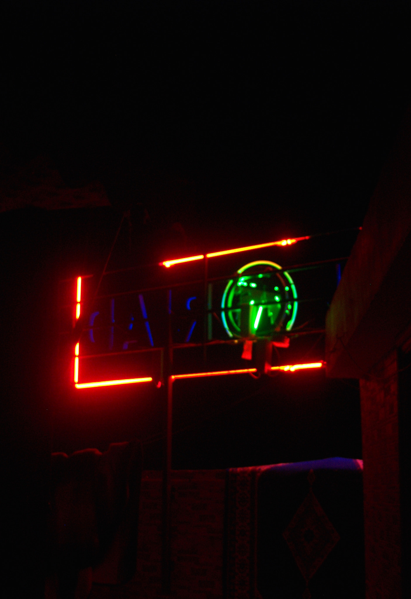 Kodak EASYSHARE V803 ZOOM DIGITAL CAMERA sample photo. Flourescent neon photography