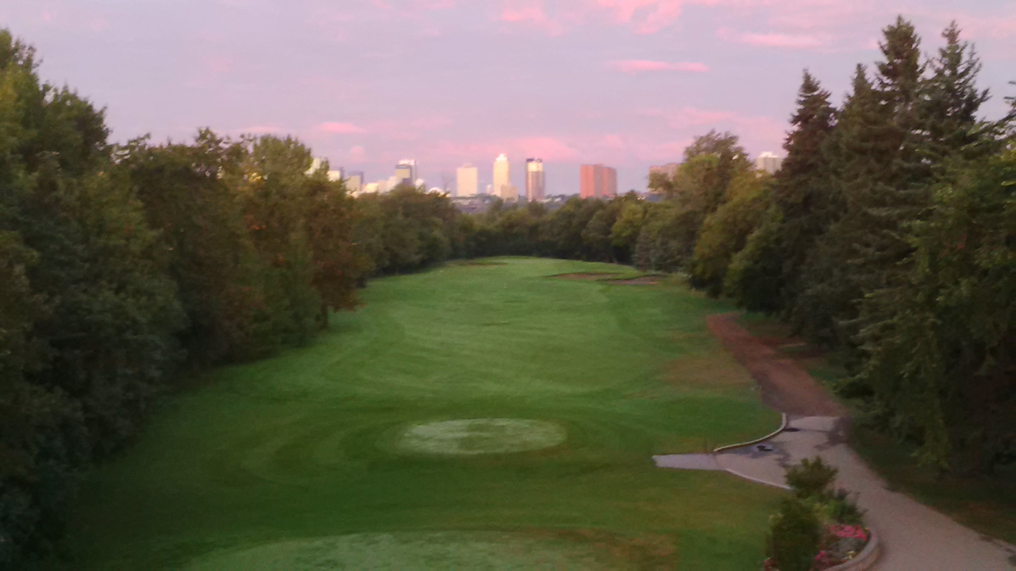 BlackBerry Q5 sample photo. Golf course in edmonton photography
