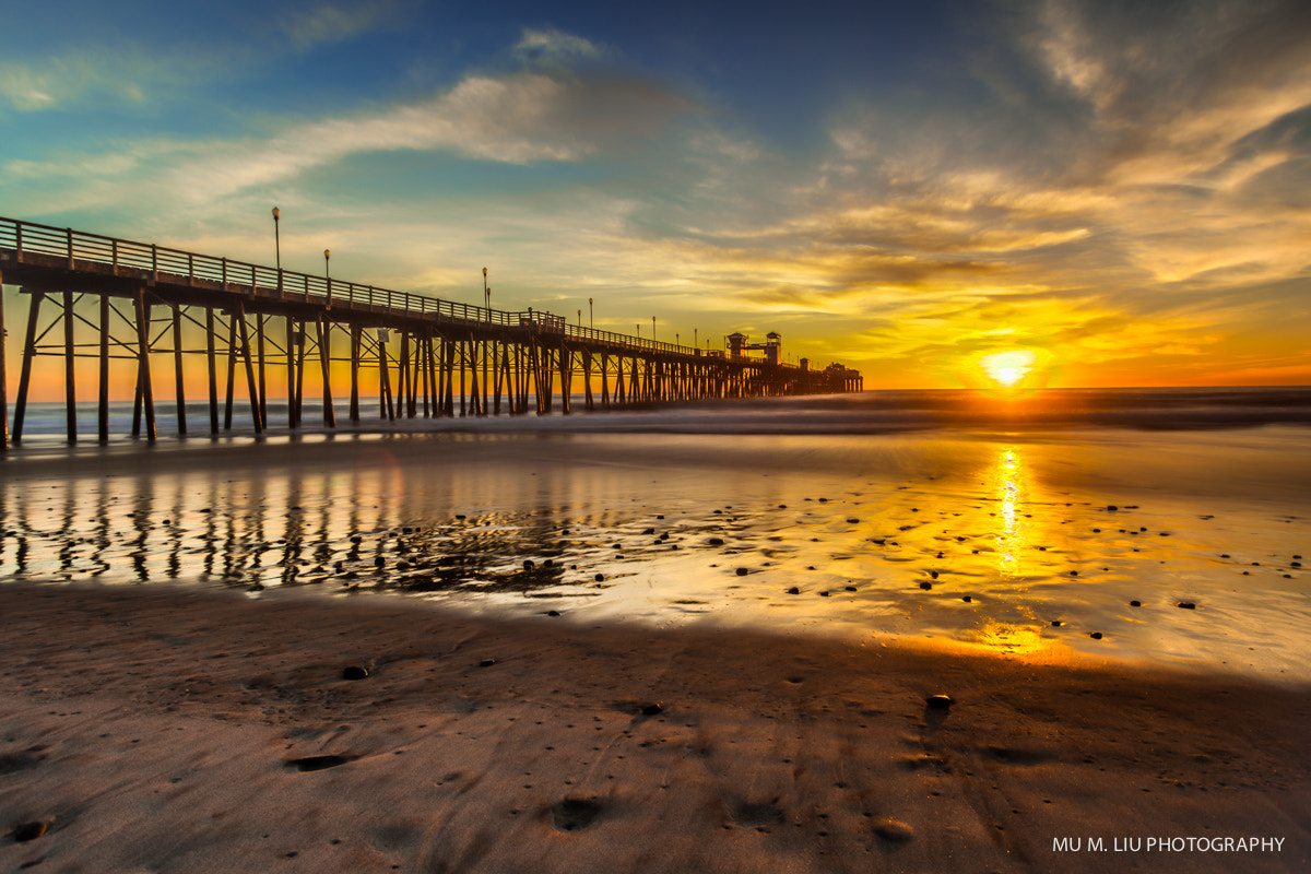 Canon EF 20-35mm f/2.8L sample photo. Sunset in oceanside, ca (hdr photo) photography