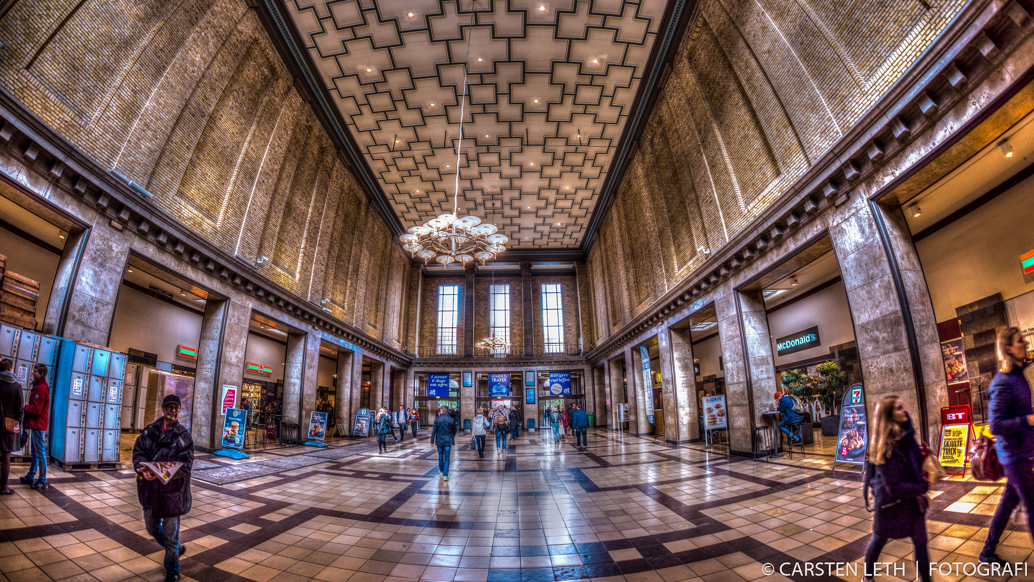 Samyang 12mm F2.8 ED AS NCS Fisheye sample photo. Aarhus central station photography