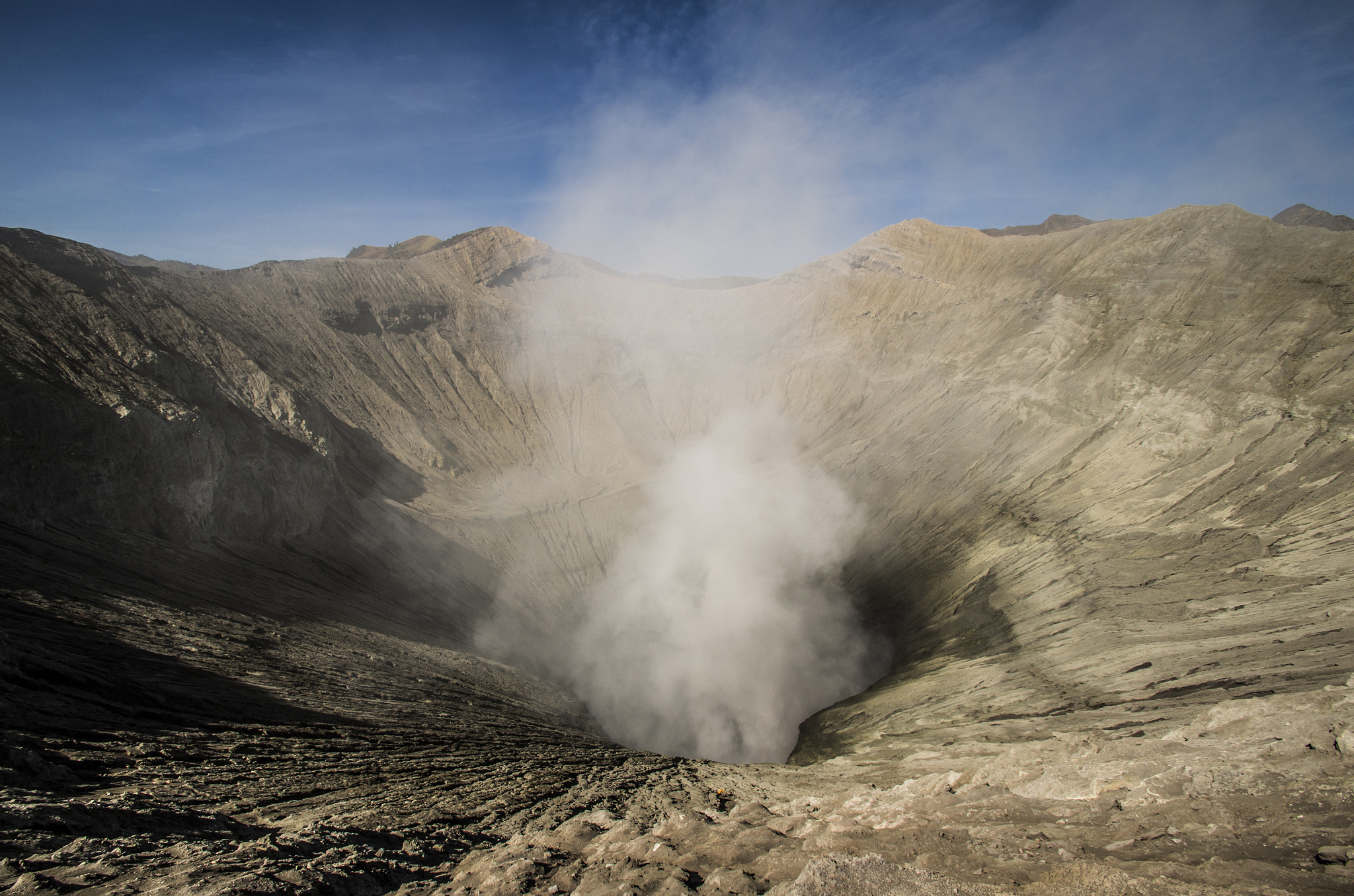 Pentax K-30 sample photo. Bromo volcano crater photography