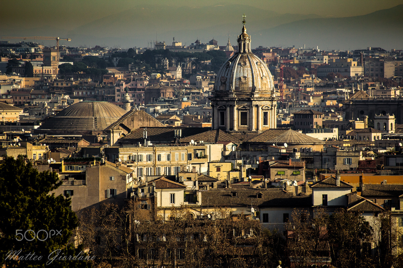Sigma 55-200mm f/4-5.6 DC sample photo. Vista su roma photography