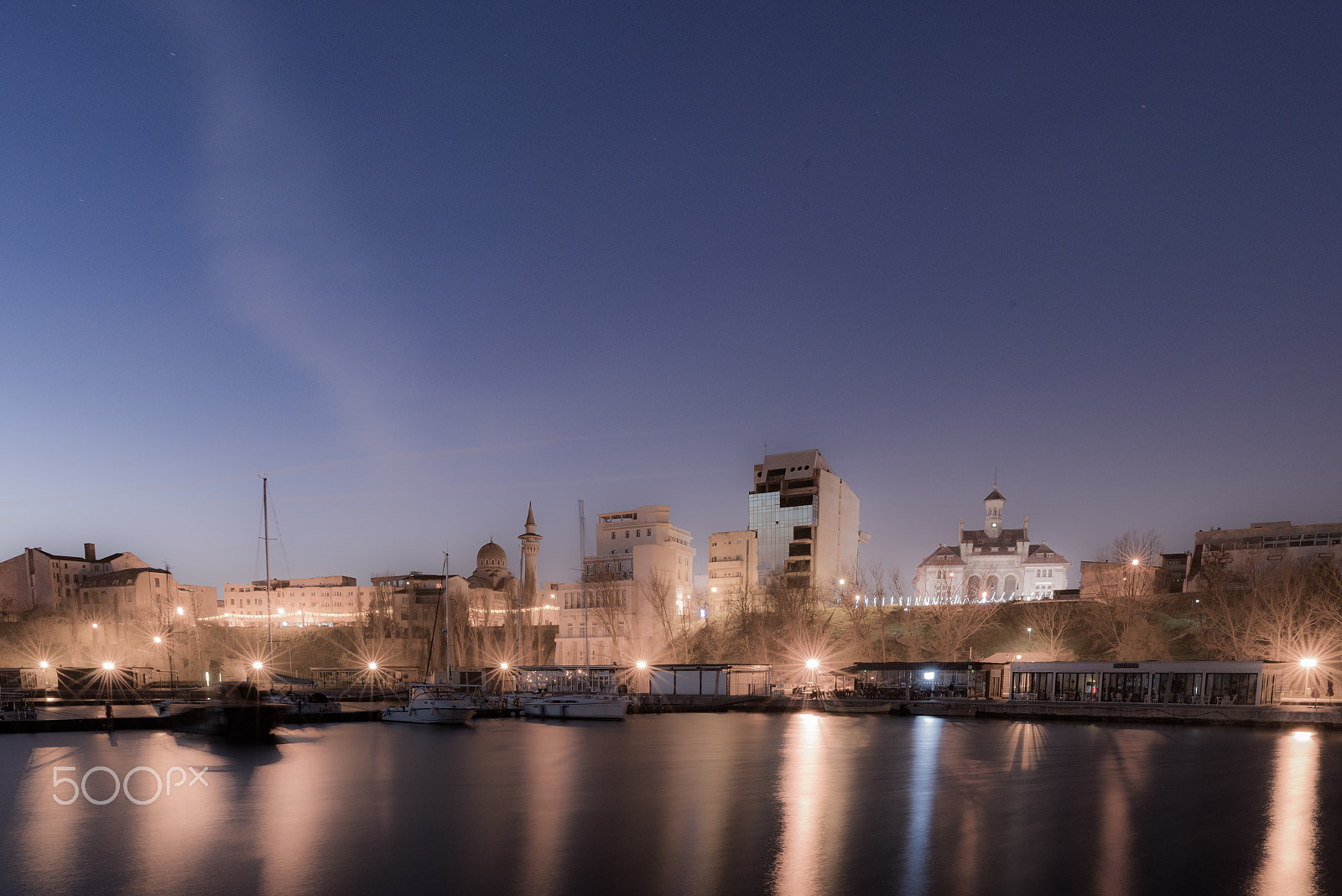 Nikon D600 + Nikon AF-S Nikkor 24mm F1.4G ED sample photo. Constanta seen from marina photography