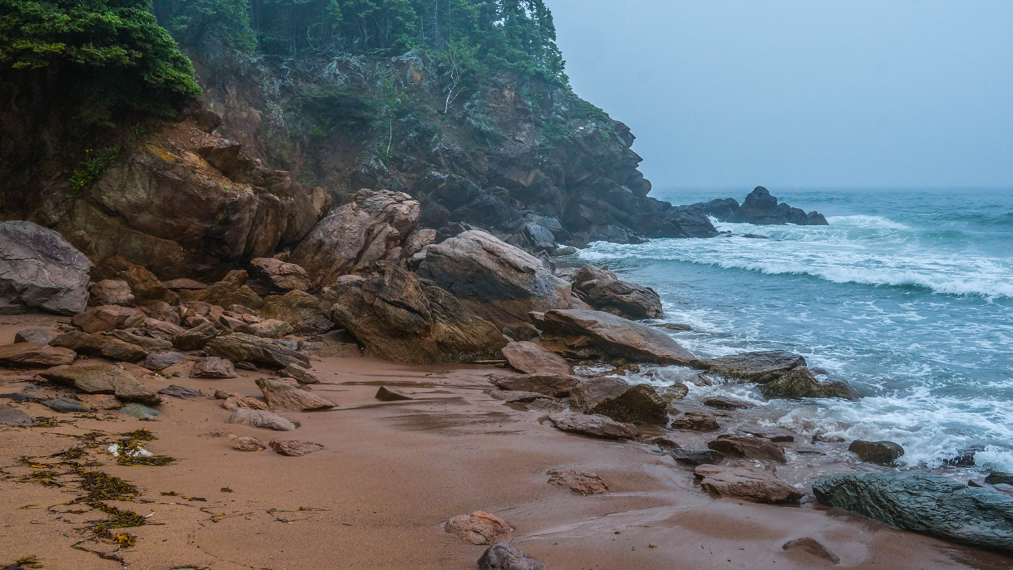 Sony E 18-200mm F3.5-6.3 OSS sample photo. Stormy shore photography