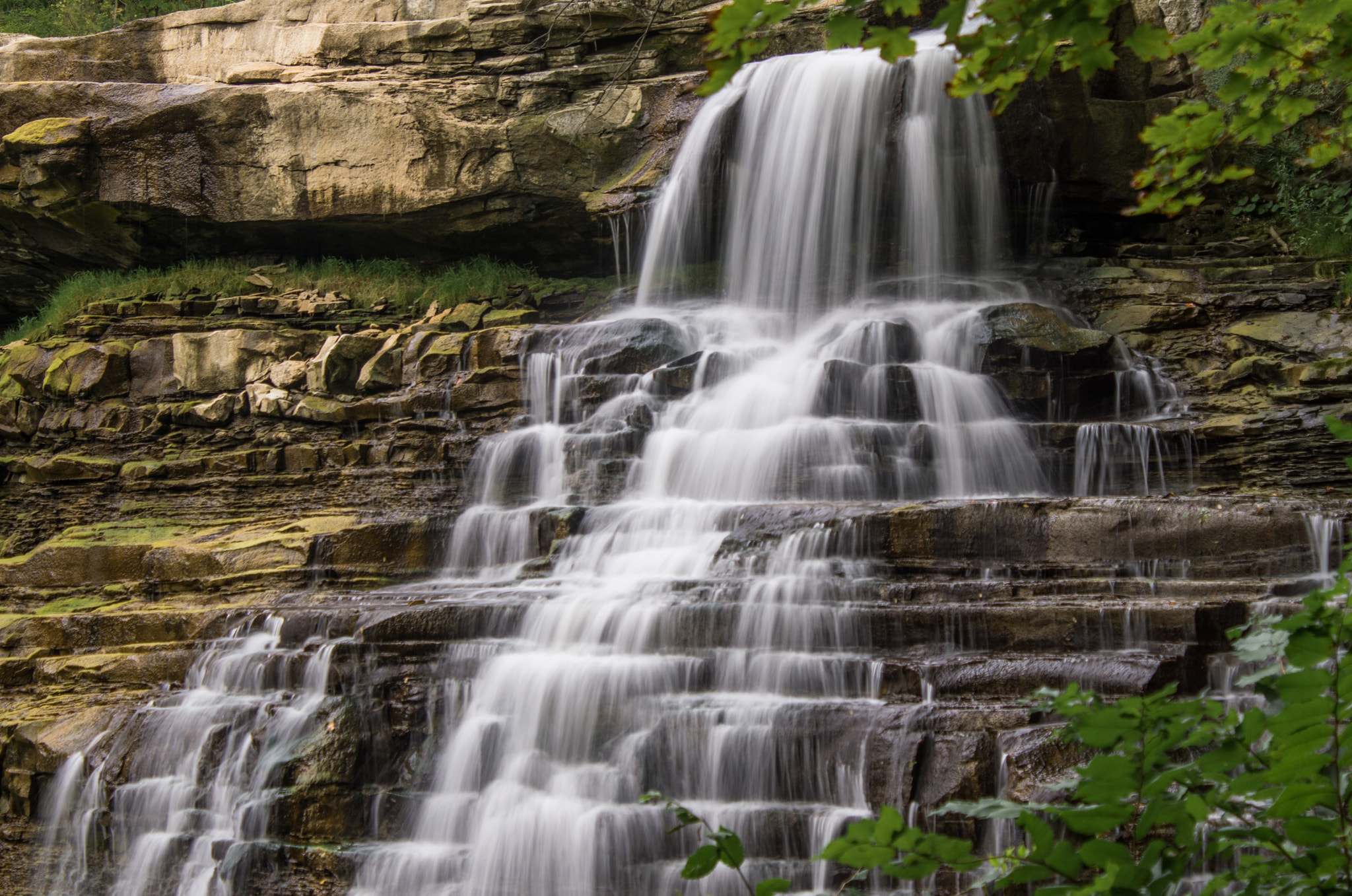 Sony a6000 + Canon EF-S 18-55mm F3.5-5.6 IS sample photo. Lr brandywine falls photography