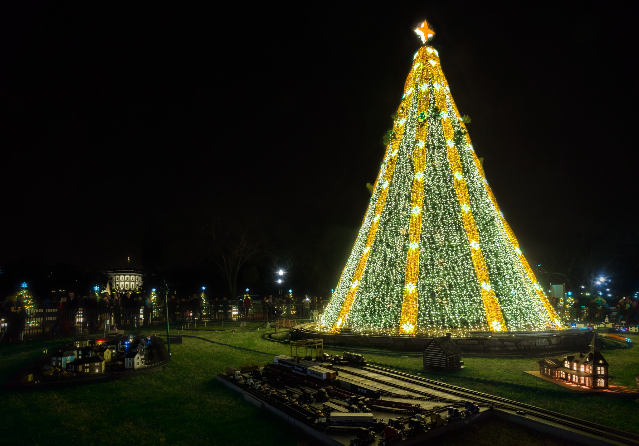 Sony Alpha a5000 (ILCE 5000) + Sony E 16mm F2.8 sample photo. The national christmas tree photography