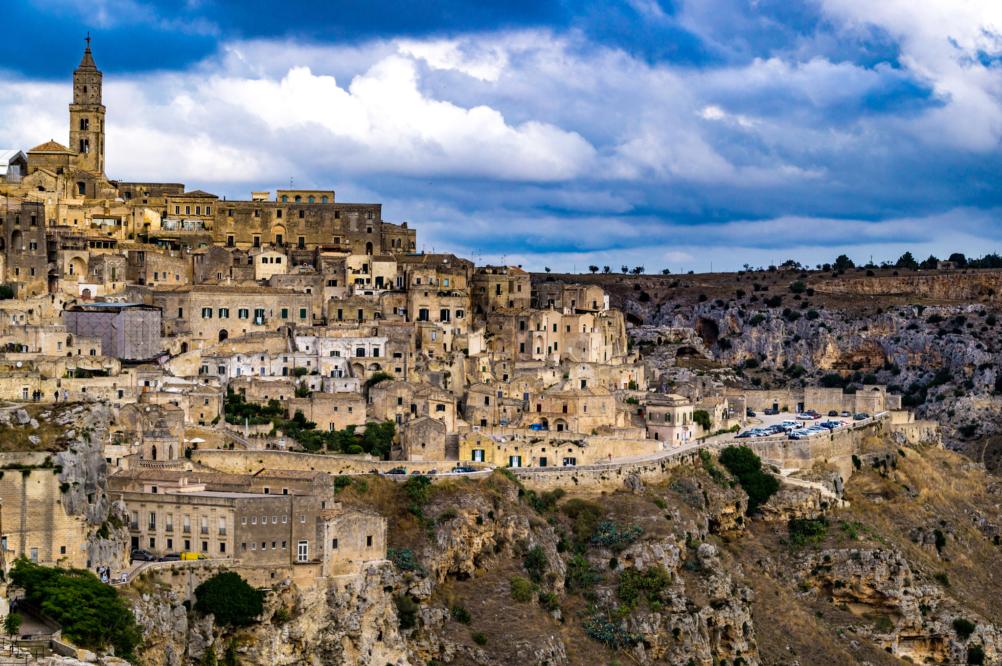 Sony SLT-A57 + Tamron 18-270mm F3.5-6.3 Di II PZD sample photo. Matera -  middle ages city photography