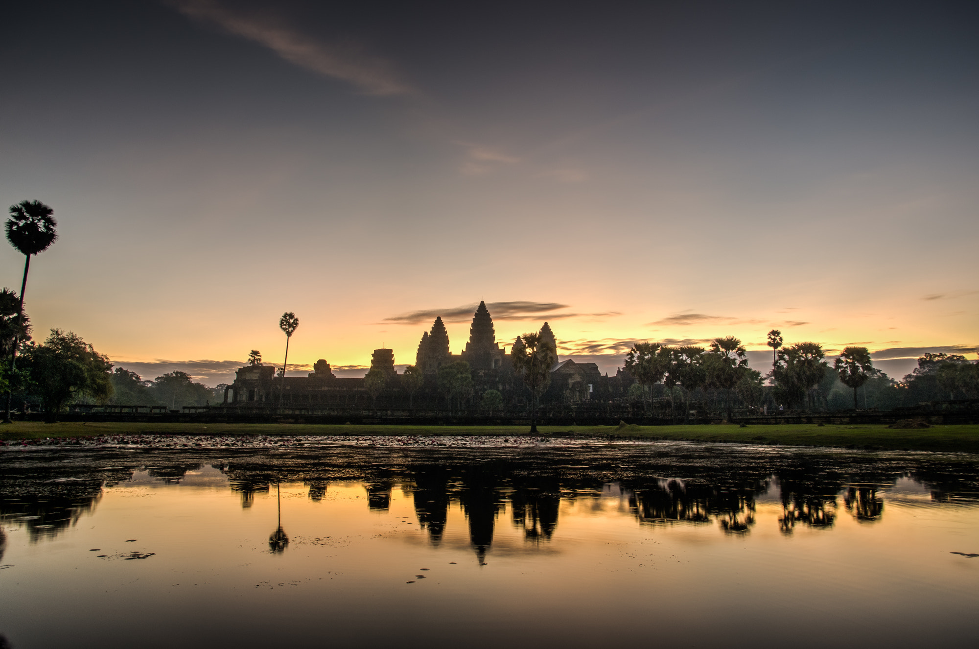 Pentax K-5 sample photo. Sunrise in angkor wat photography