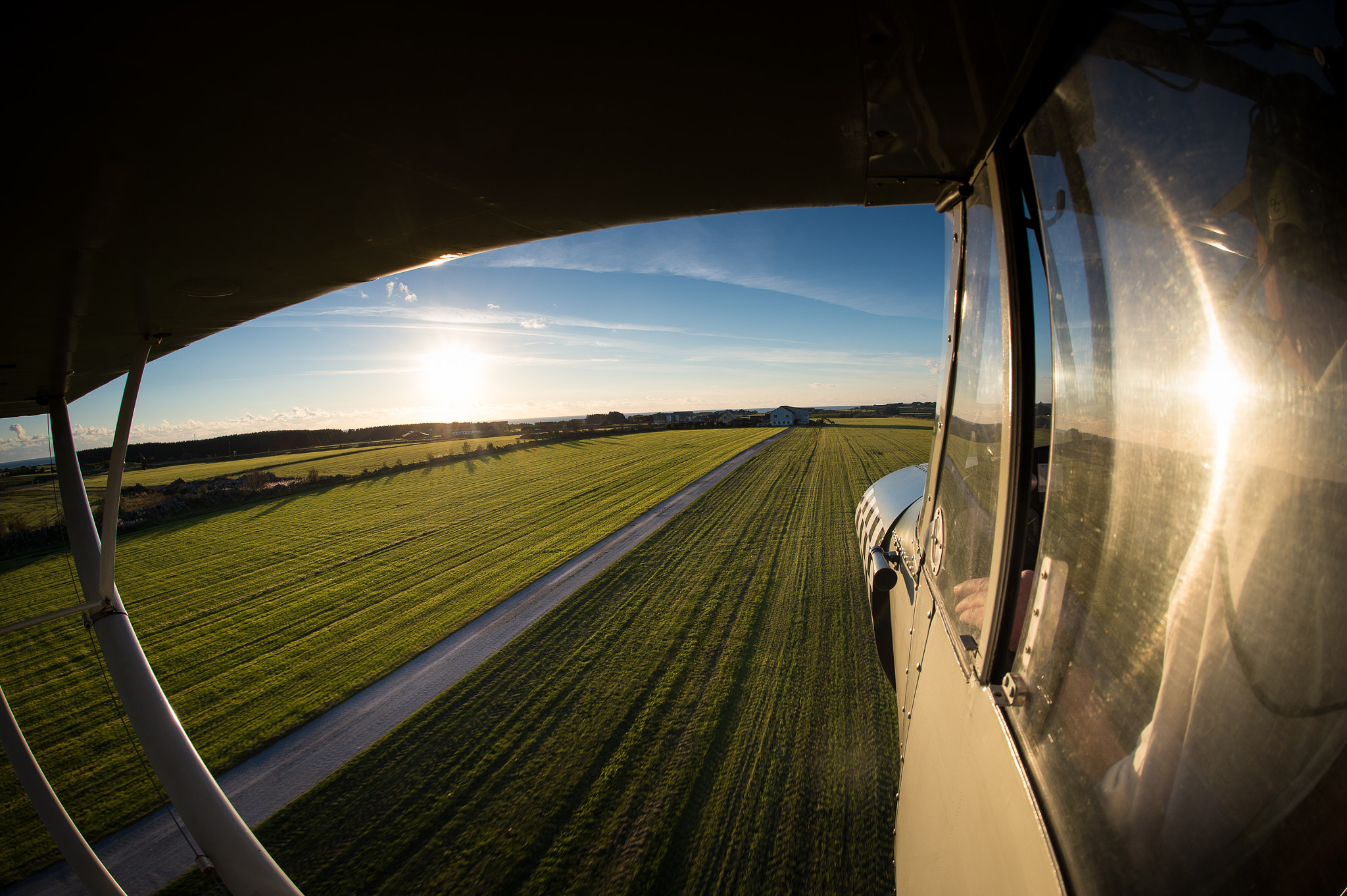 Nikon D4 + Nikon AF Fisheye-Nikkor 16mm F2.8D sample photo. Farm strip photography