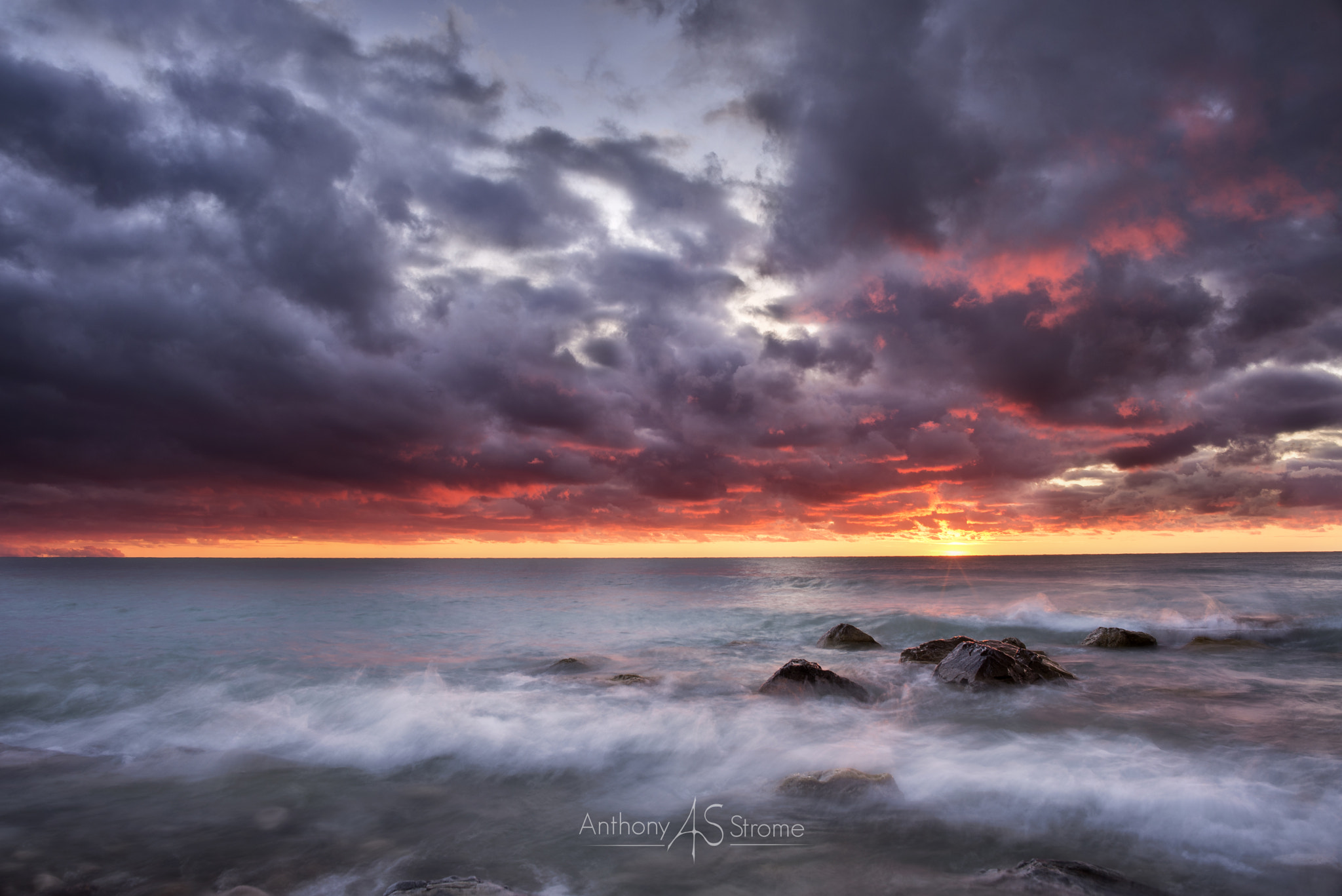 Samyang 12mm F2.8 ED AS NCS Fisheye sample photo. Thanksgiving sunset photography