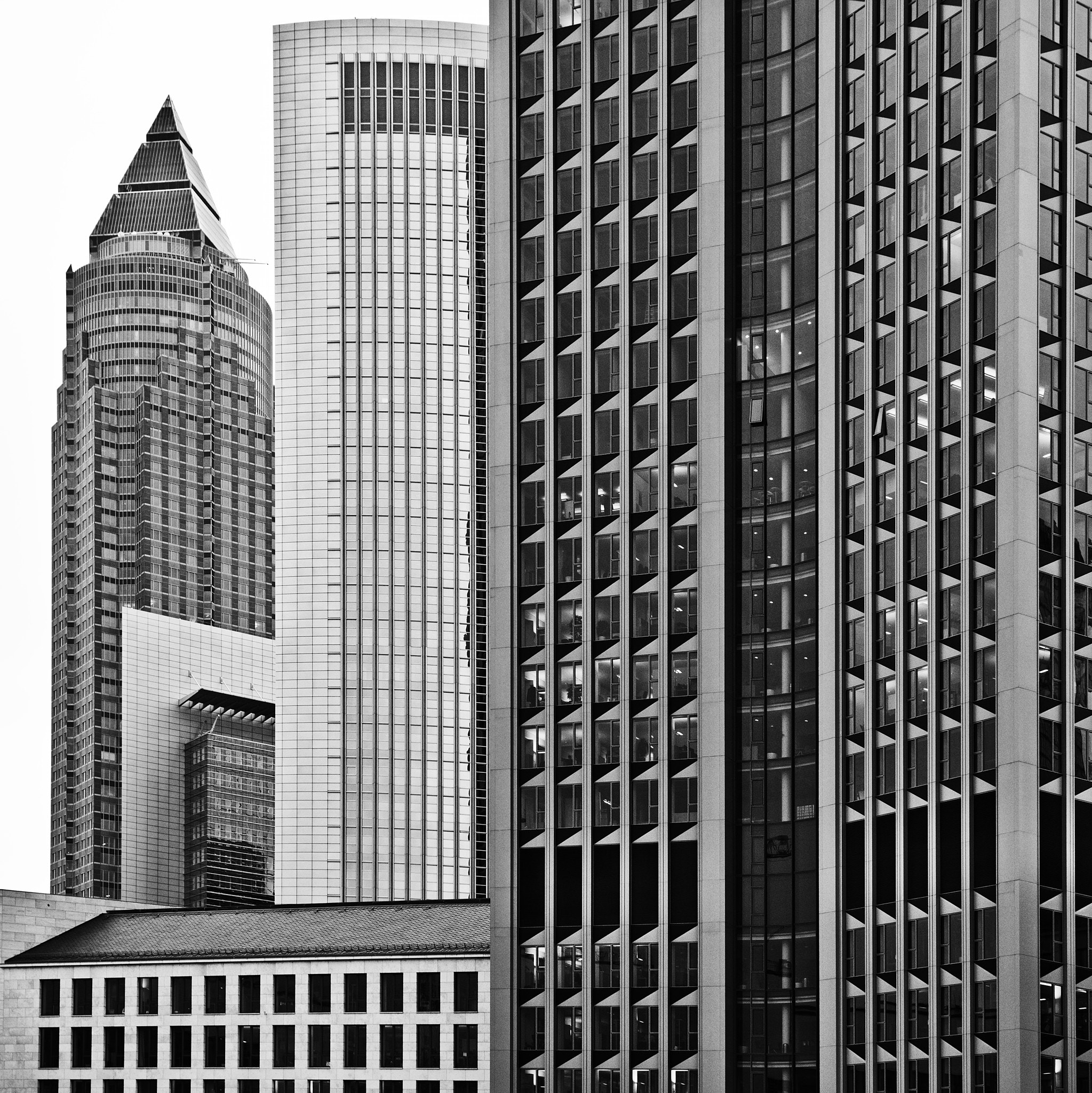 Canon EF 24-70mm F2.8L II USM sample photo. Skyscrapers of frankfurt photography