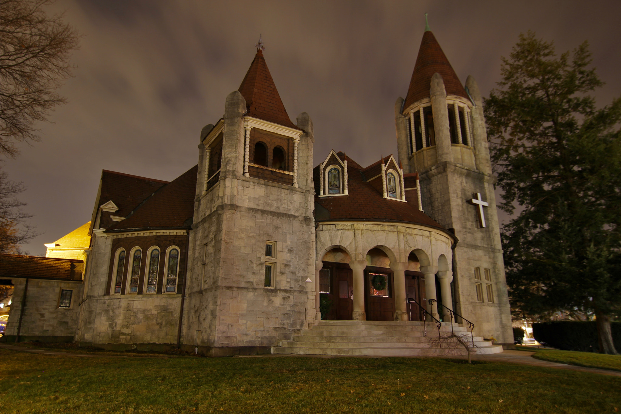 Canon EOS 100D (EOS Rebel SL1 / EOS Kiss X7) sample photo. Hdr of south orange vailsburg united methodist church photography
