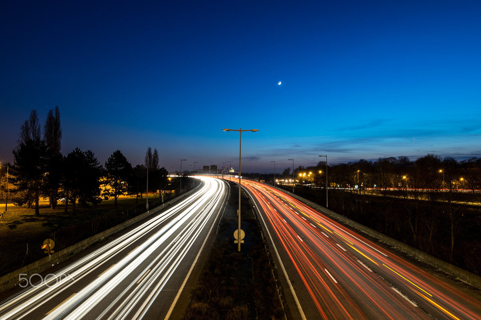 Nikon AF-S Nikkor 14-24mm F2.8G ED sample photo. Highway long exposure photography