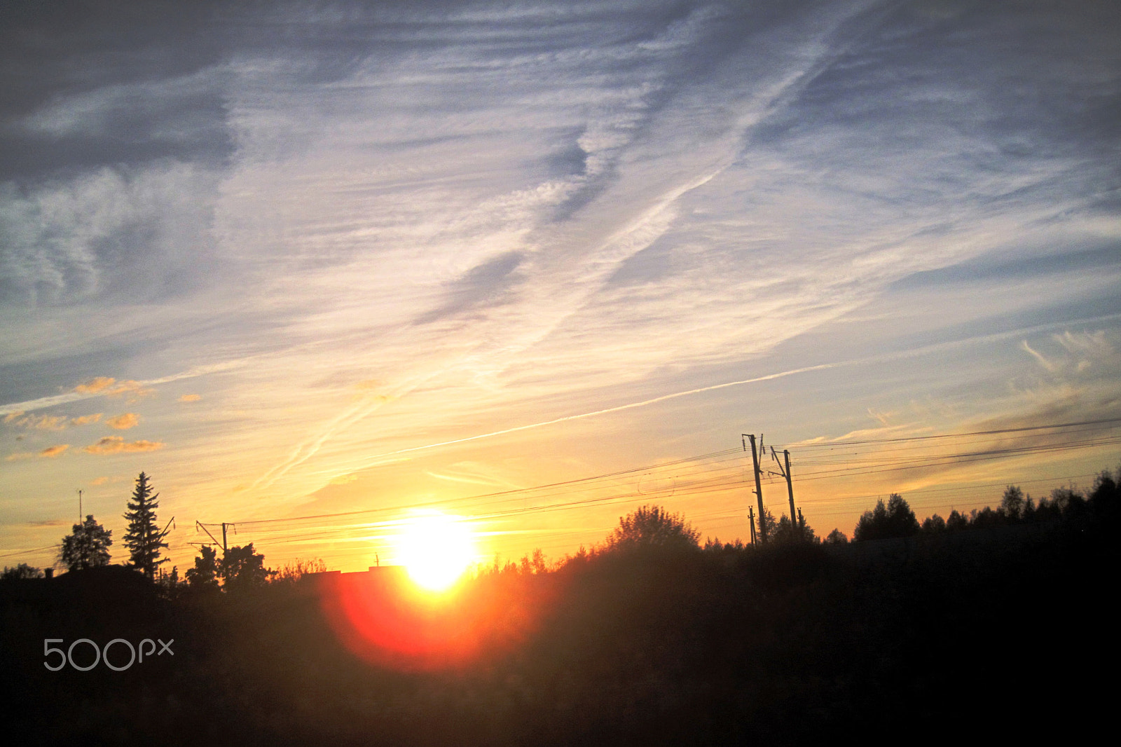 Canon PowerShot SD990 IS (Digital IXUS 980 IS / IXY Digital 3000 IS) sample photo. Sunset. autumn photography