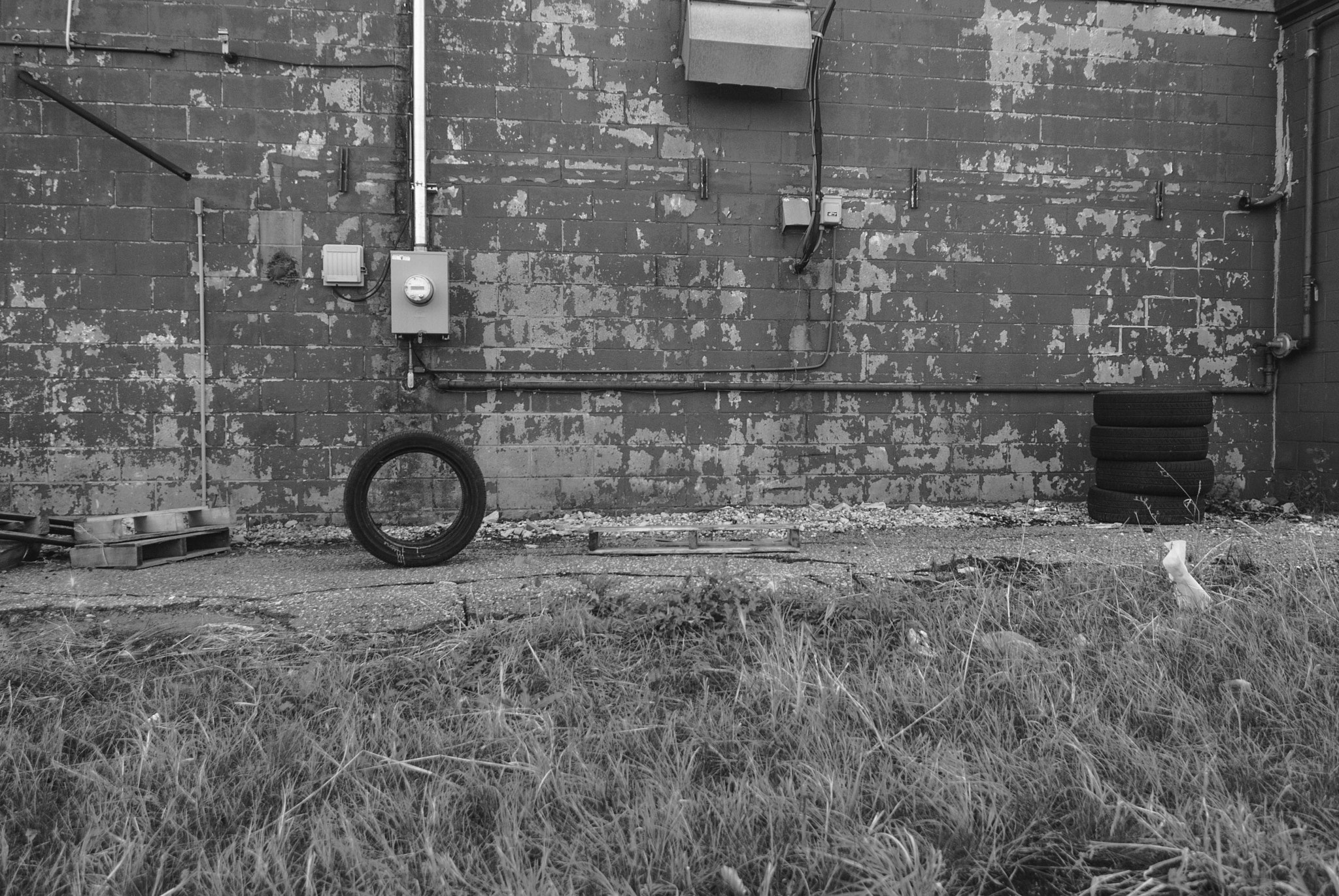 Nikon D60 sample photo. Industrial wasteland photography