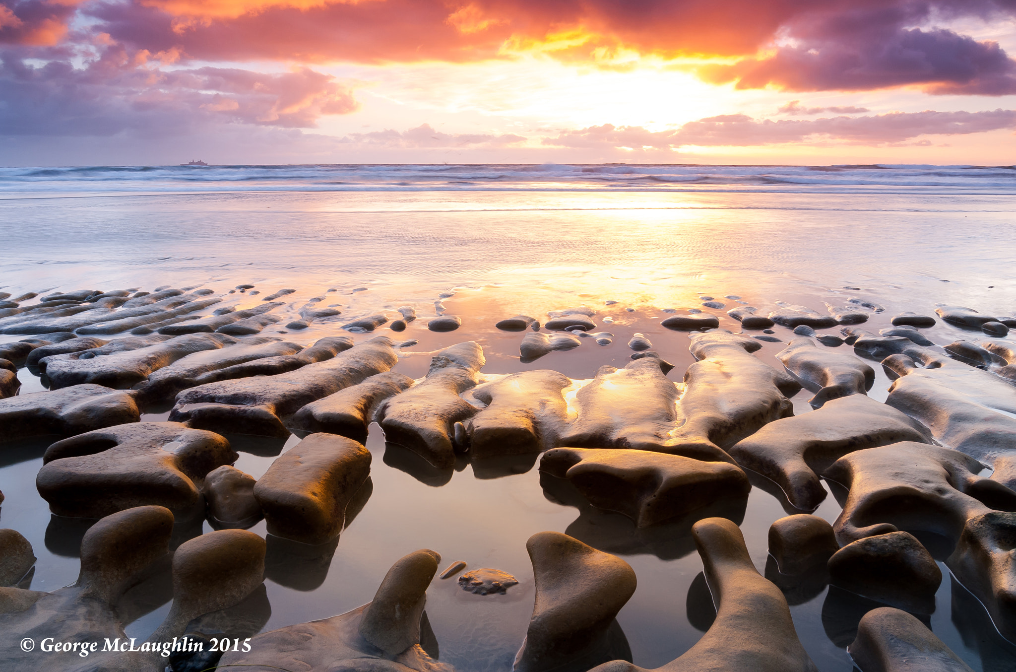 Nikon D200 sample photo. Carlsbad sunset photography