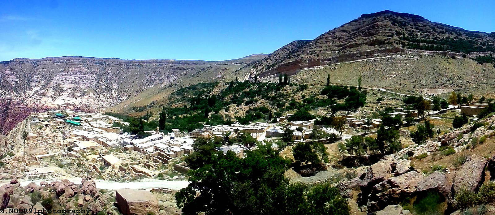 Samsung ST72/ST73 sample photo. Panorama of dana village in dana valley photography