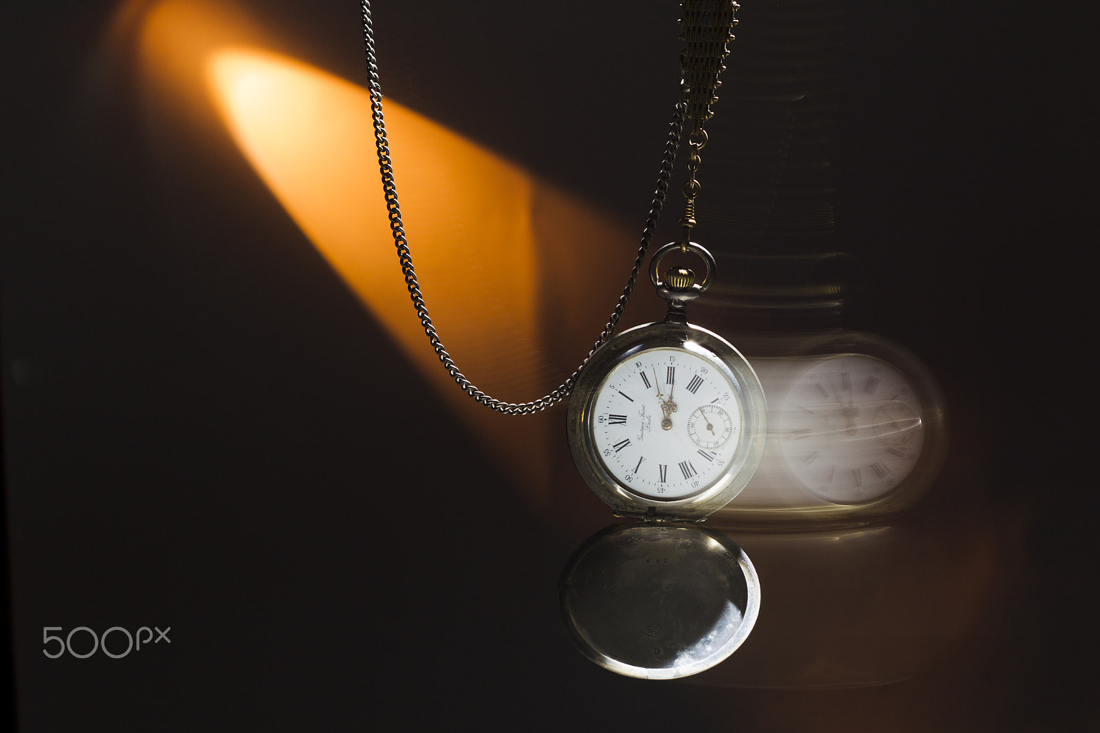 Canon EOS-1D Mark IV + Canon EF 50mm F1.4 USM sample photo. Antique silver pocket watch on a chain photography