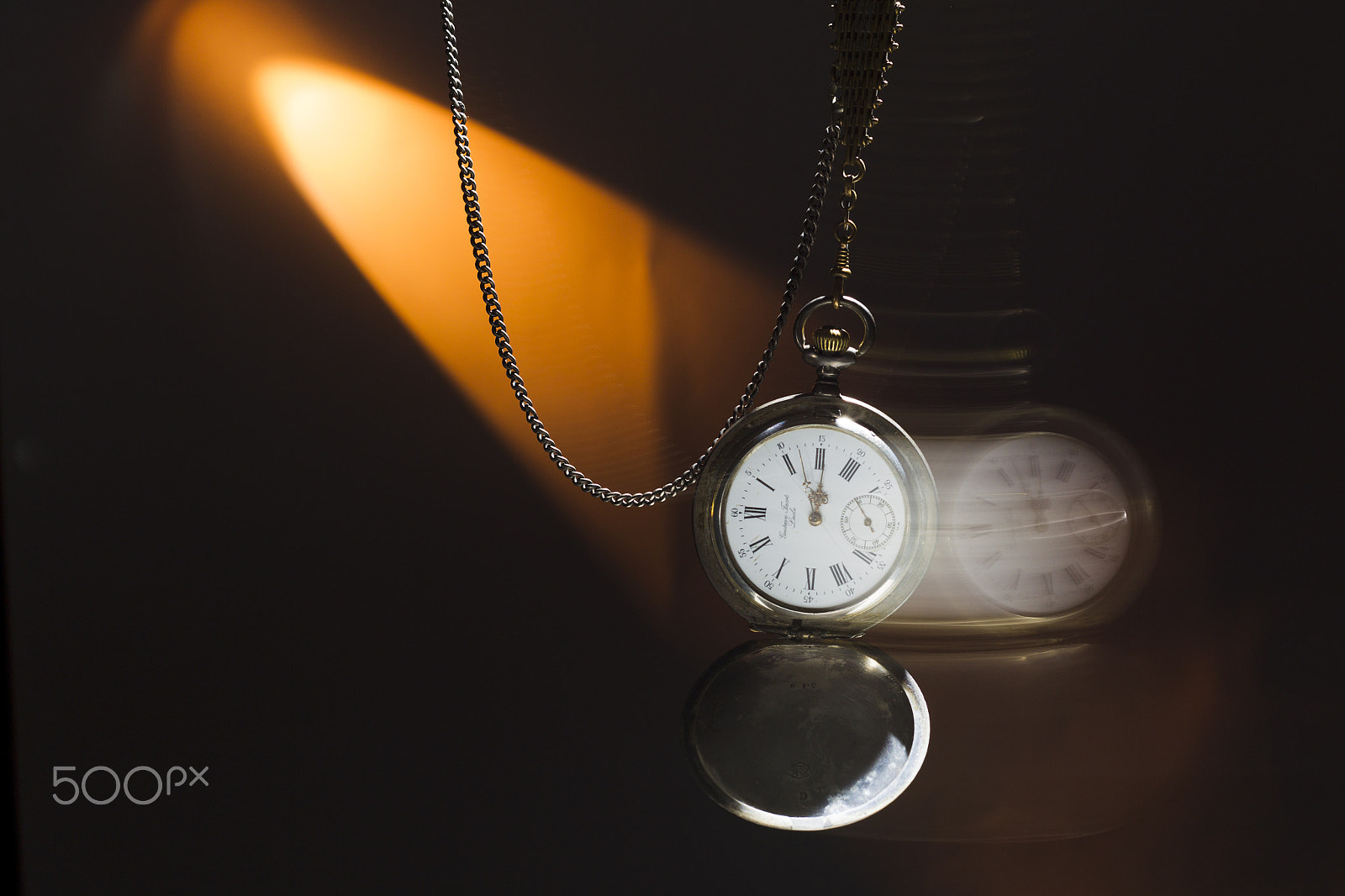 Canon EOS-1D Mark IV sample photo. Antique silver pocket watch on a chain photography