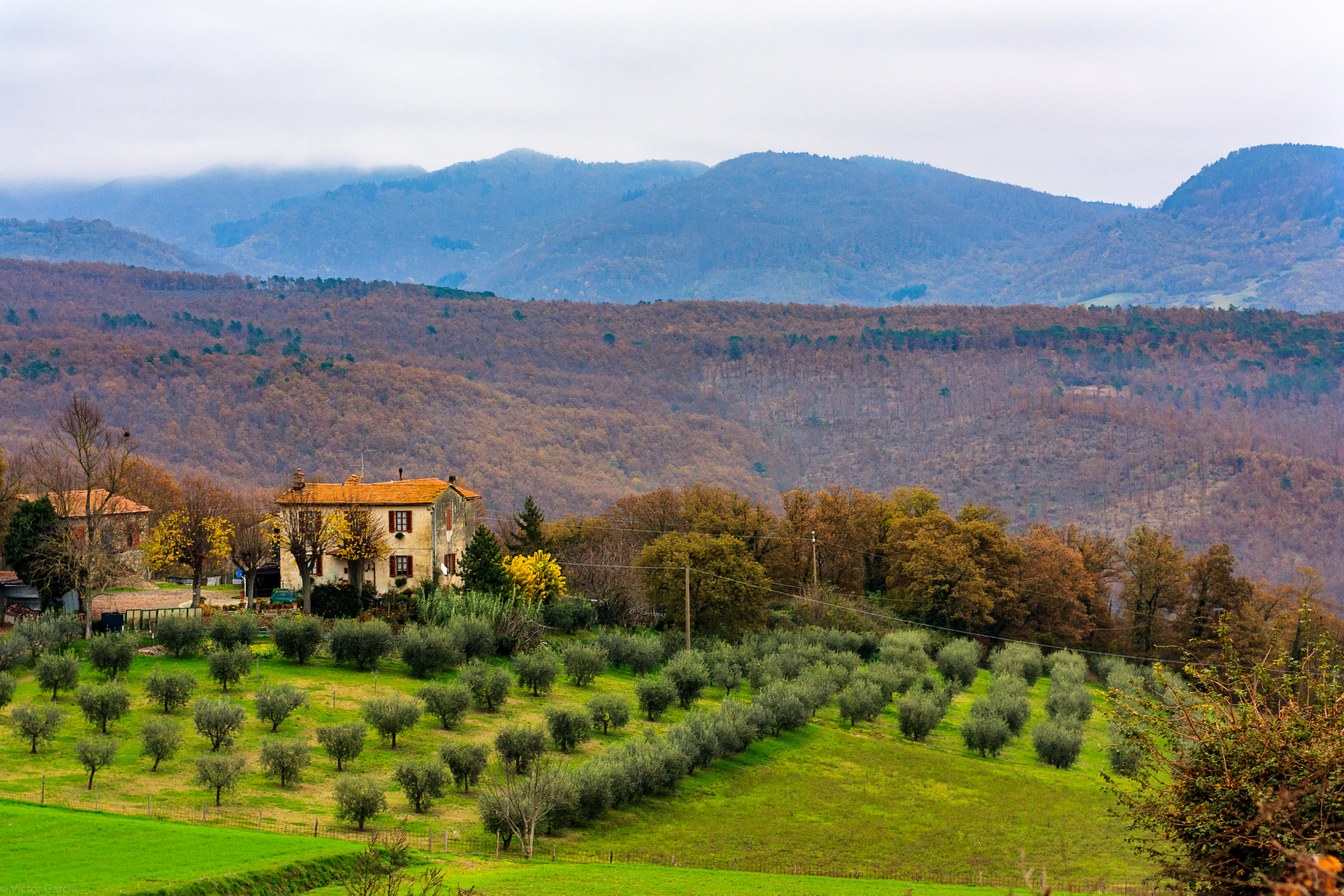 Canon EF 50mm F1.2L USM sample photo. House in tuscany photography