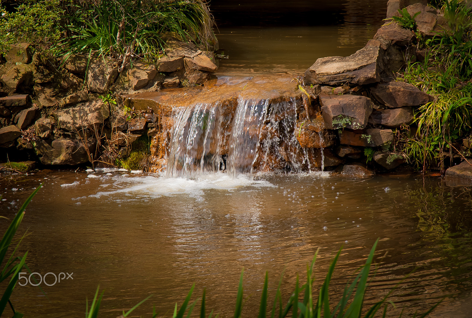 Canon EOS 1000D (EOS Digital Rebel XS / EOS Kiss F) sample photo. Old mill waterfall photography