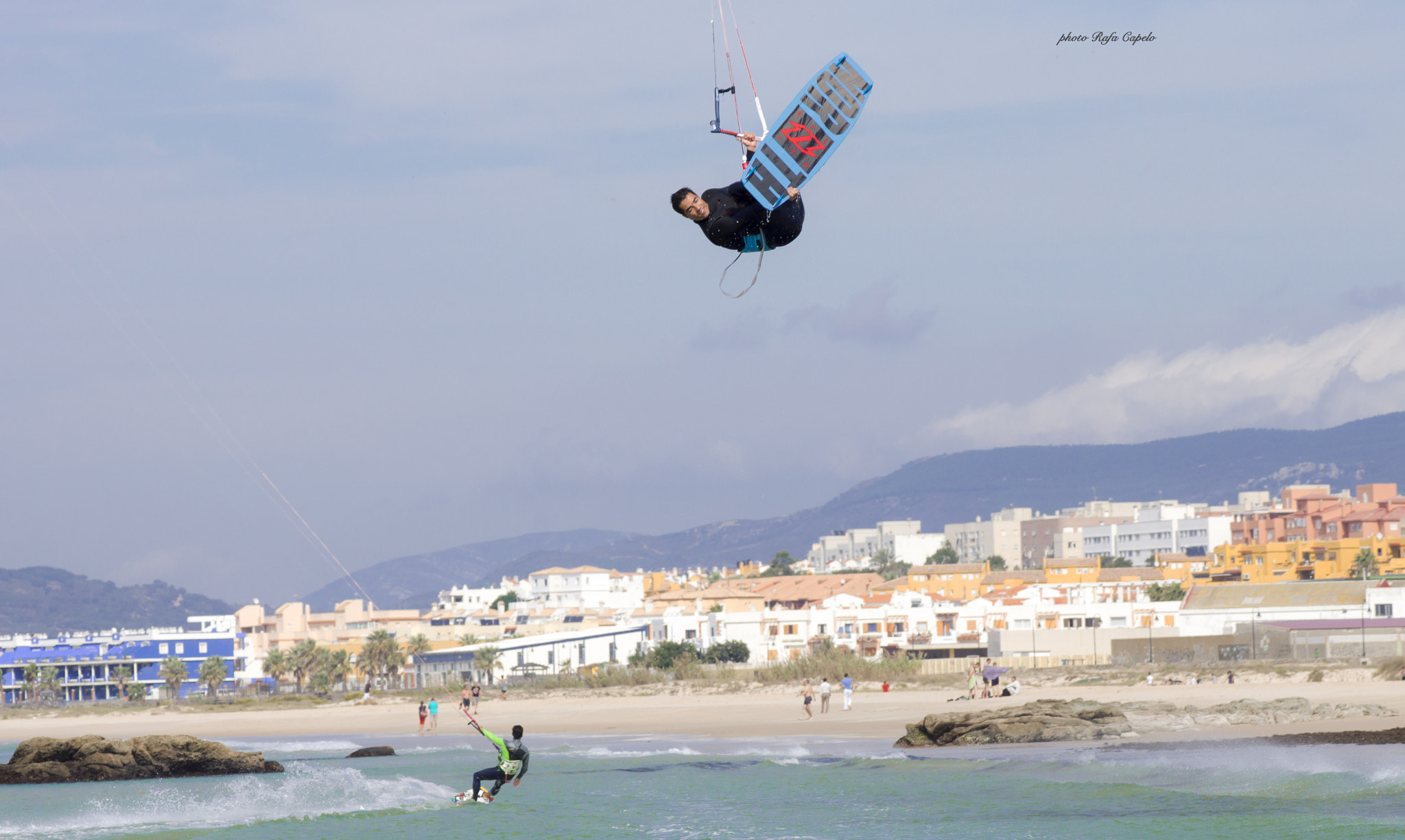 Tamron SP 70-300mm F4-5.6 Di USD sample photo. Kitesurf in tarifa rider : pau gisbert photography