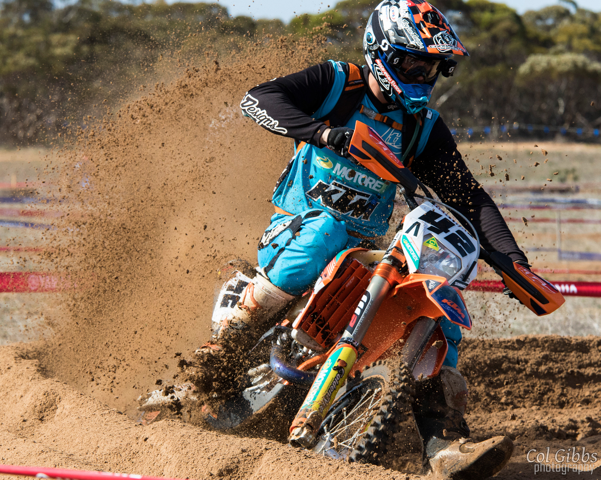 Canon EF 70-200mm F4L IS USM sample photo. Dirt bike photography