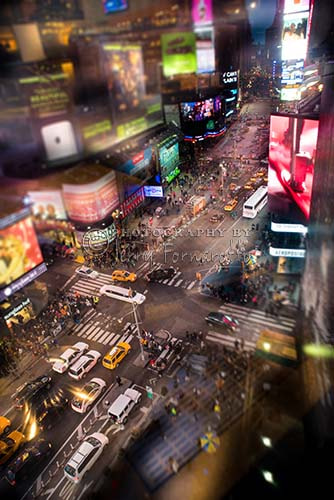 Sony a7R + Canon EF 24-70mm F2.8L USM sample photo. Looking down on time square photography