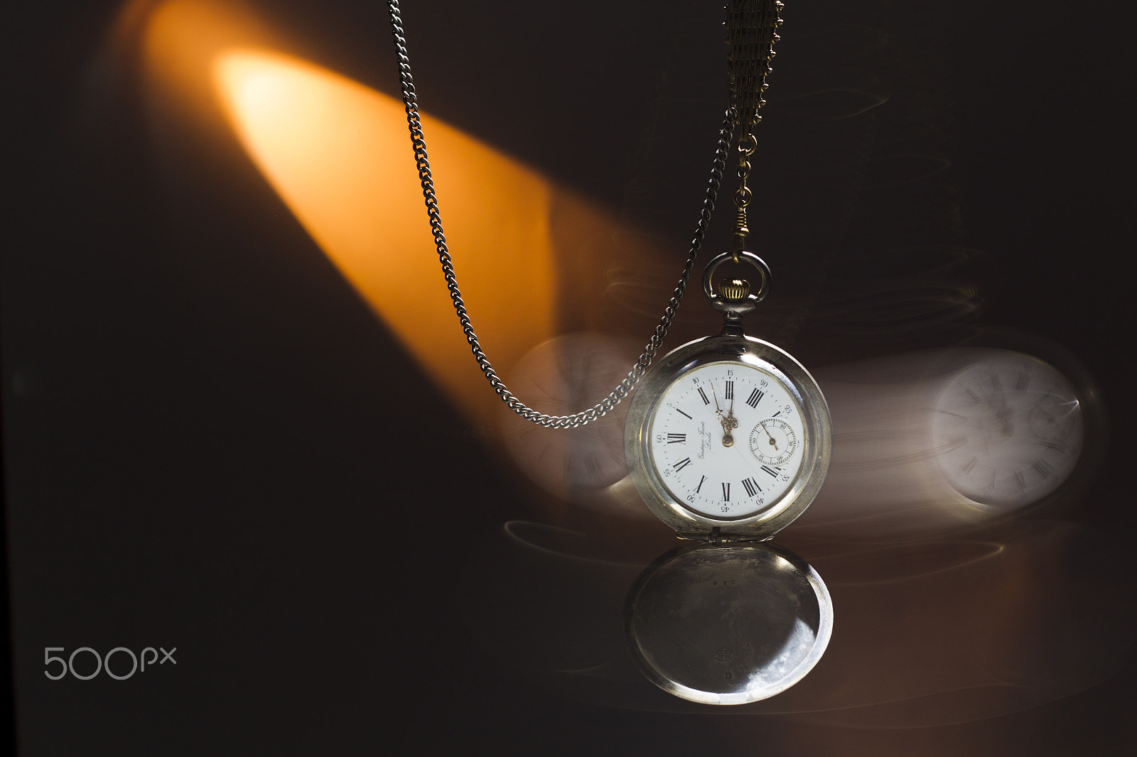 Canon EOS-1D Mark IV sample photo. Antique silver pocket watch on a chain photography