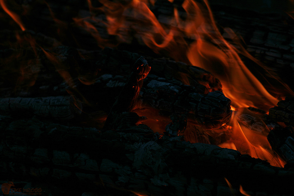 Canon EF 75-300mm f/4-5.6 USM sample photo. Dark fire photography
