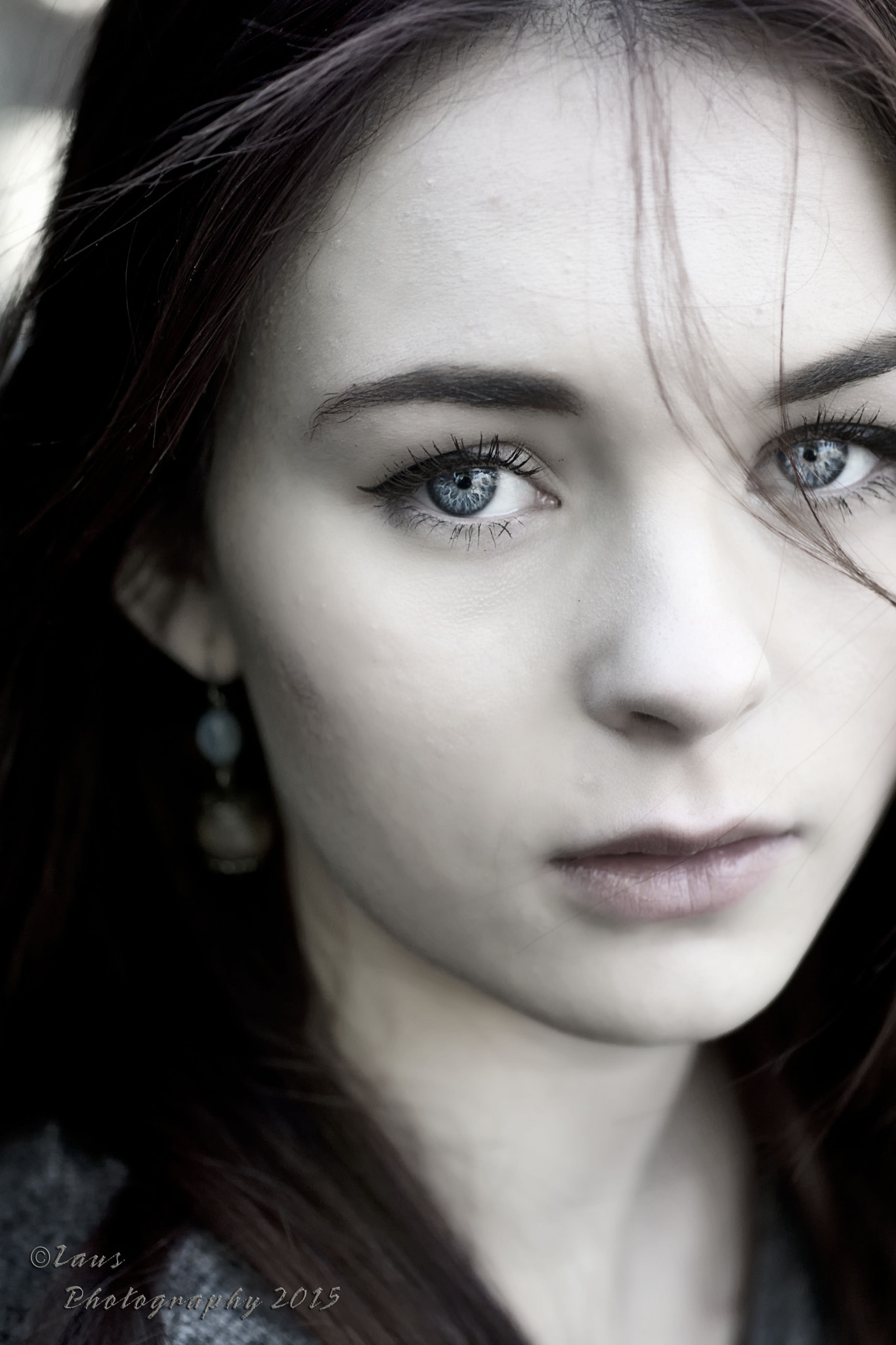 Sony 50mm F2.8 Macro sample photo. Deep blue eyes photography