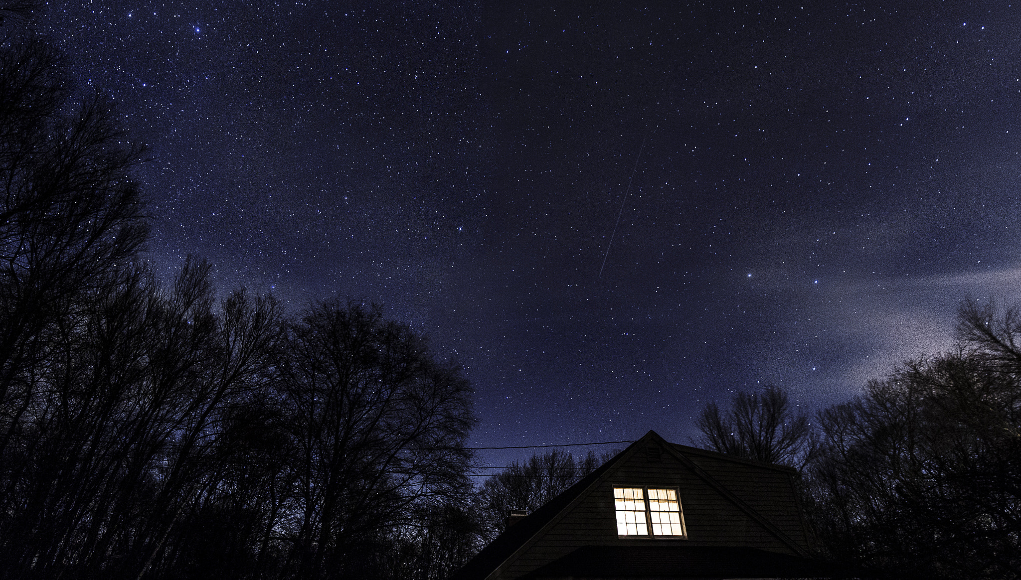 Canon EOS-1D Mark IV sample photo. Northfield night sky photography