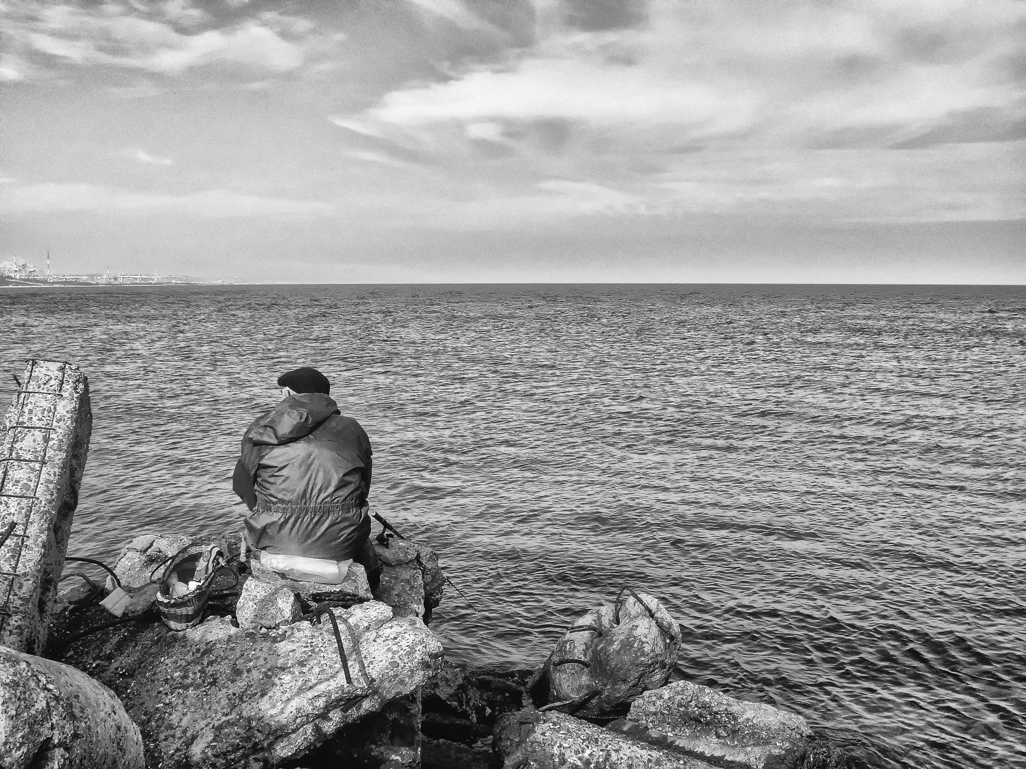 Sony DSC-TX1 sample photo. The old man and the sea photography
