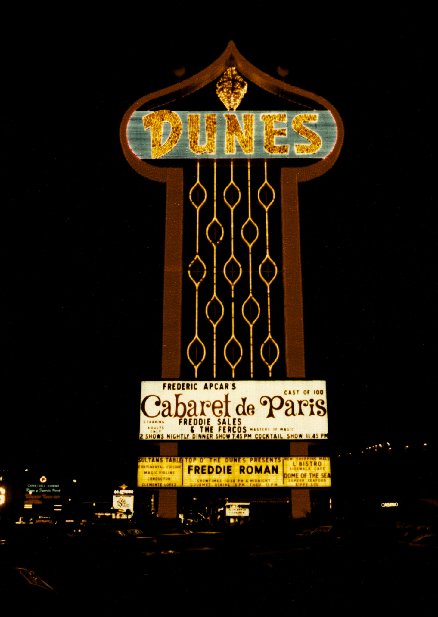 The old Dunes Hotel and Casino