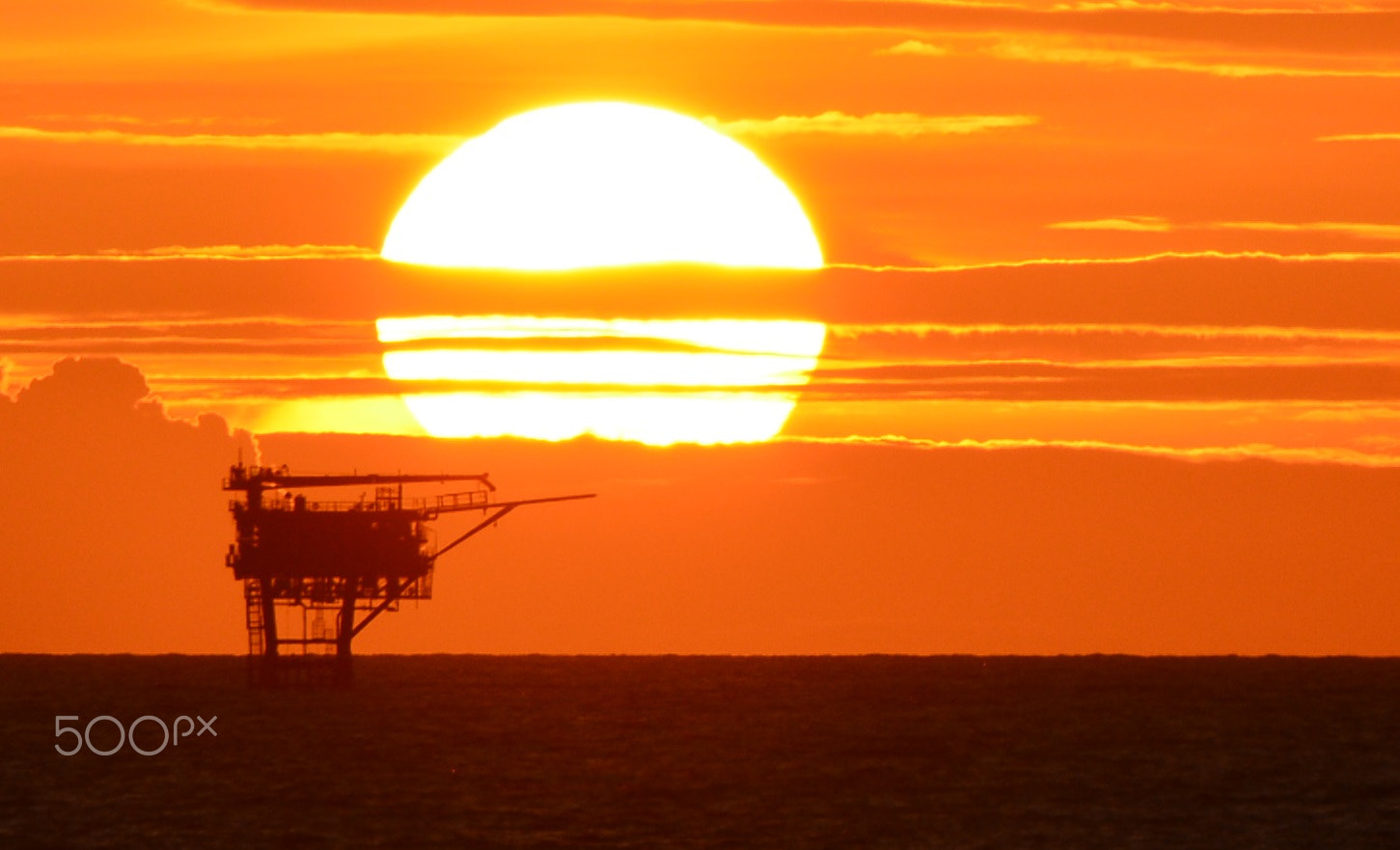 Tamron SP 70-200mm F2.8 Di VC USD sample photo. Offshore sunset. photography
