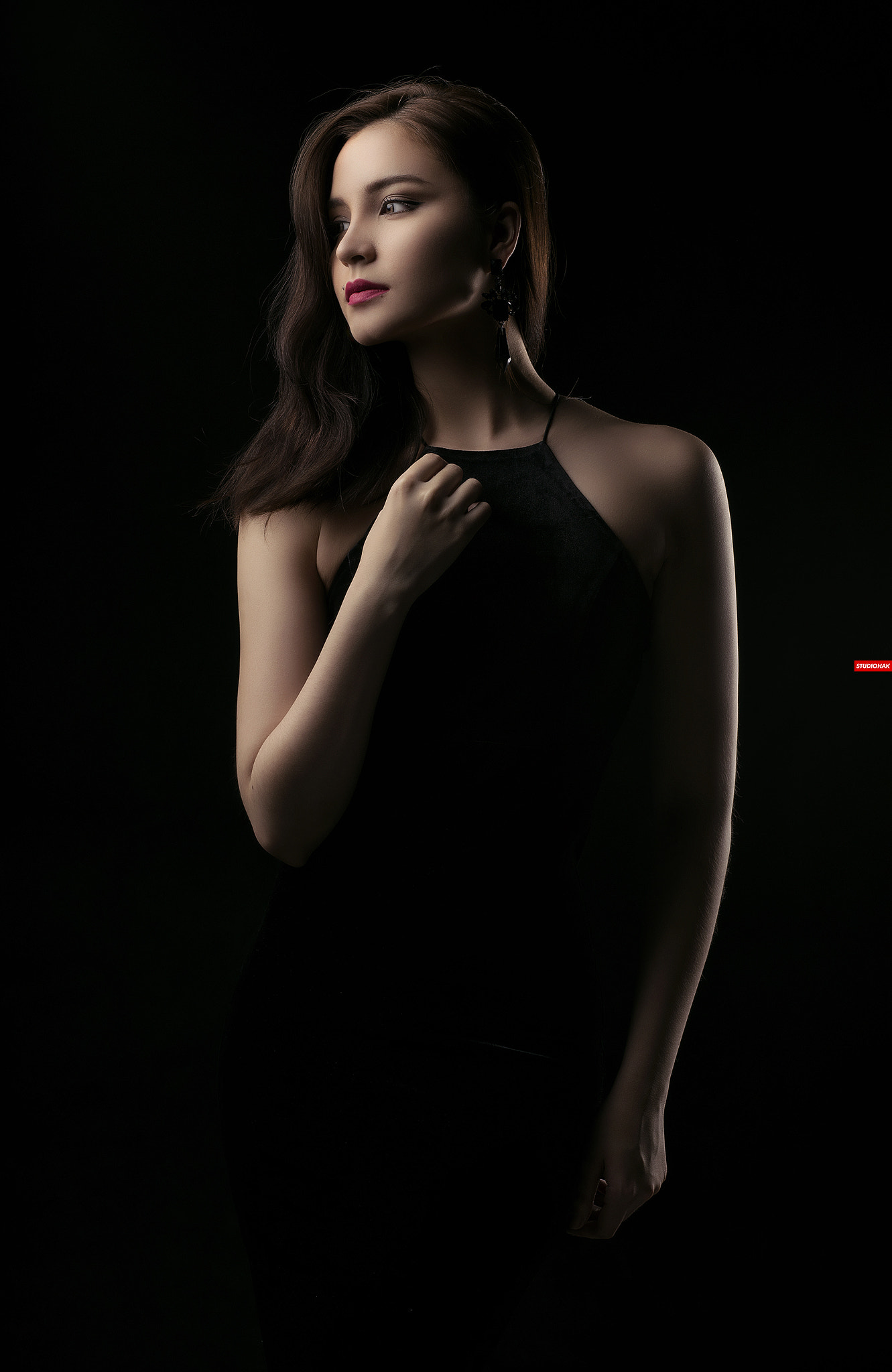 Sony a7R II + Canon EF 85mm F1.8 USM sample photo. Low key photography
