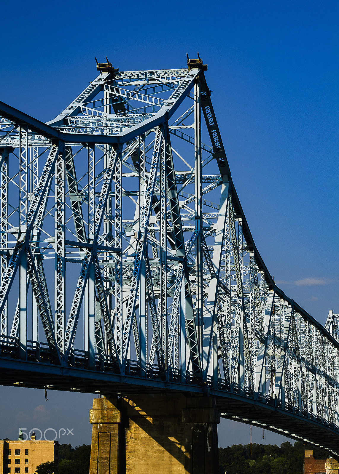 Nikon D70 sample photo. Ironton-russell bridge photography