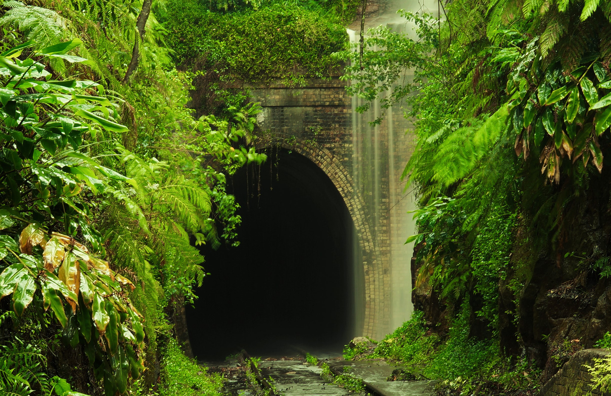 Sony SLT-A99V sample photo. Disused rail tunel photography