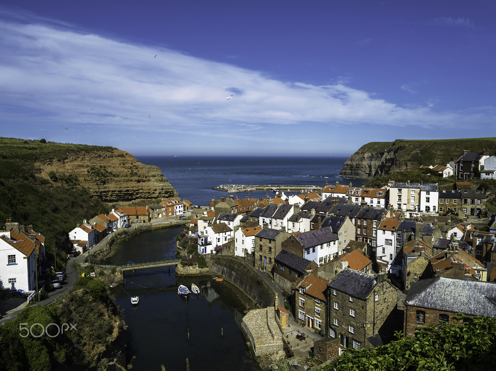 Pentax 645Z + smc PENTAX-FA 645 35mm F3.5 AL [IF] sample photo. Staithes photography