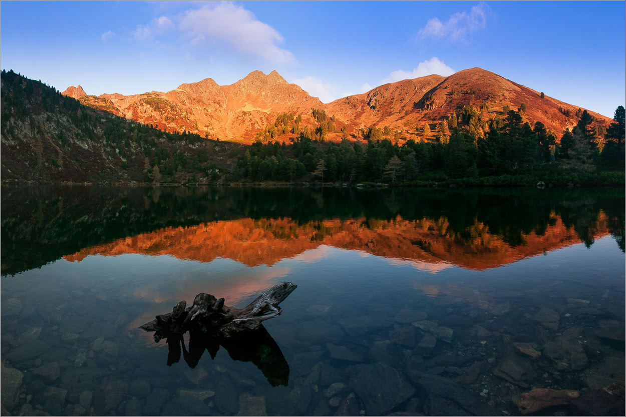 Pentax K20D + Pentax smc DA 14mm F2.8 ED (IF) sample photo. Scheibelsee photography