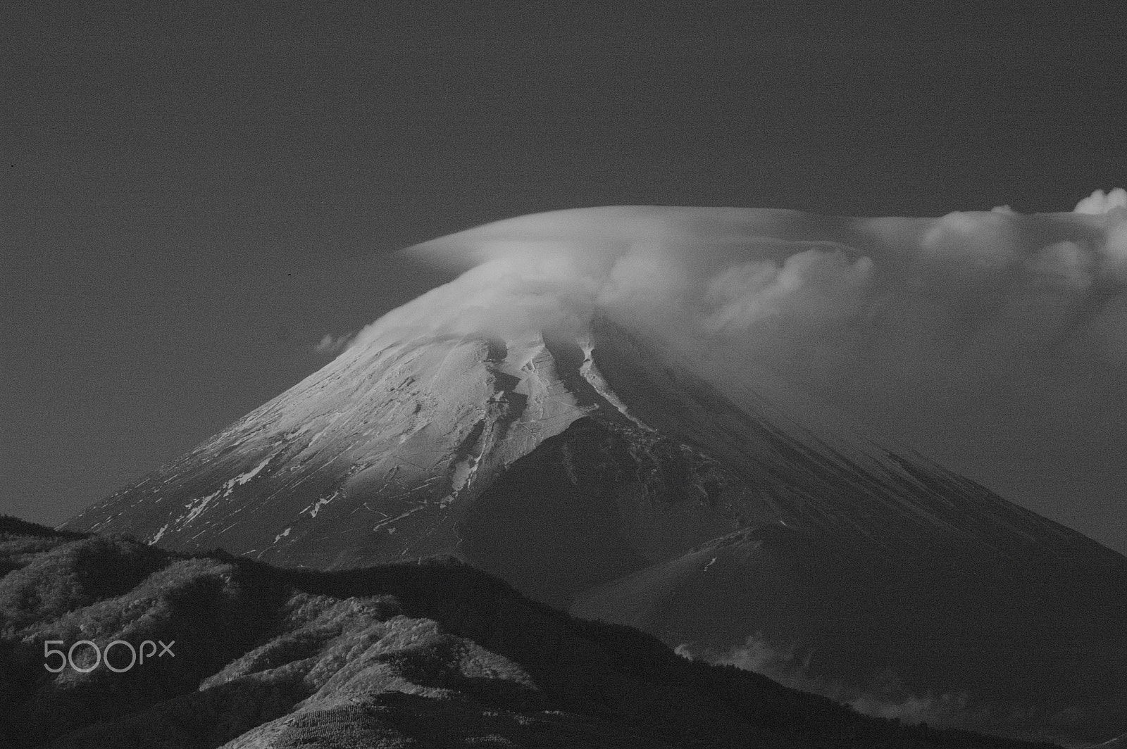 Nikon D70 sample photo. Today's mt.fuji. ir filter remodeling. photography