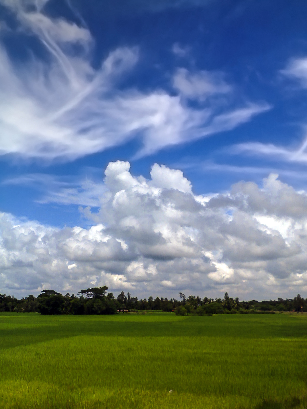 Nokia N72 sample photo. Cloudscape of bengal photography