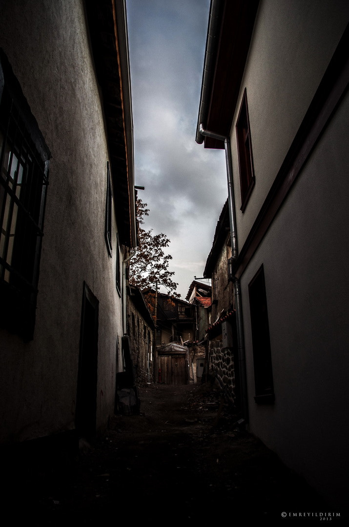 Pentax K-5 sample photo. Clash of old and new at ankara castle photography