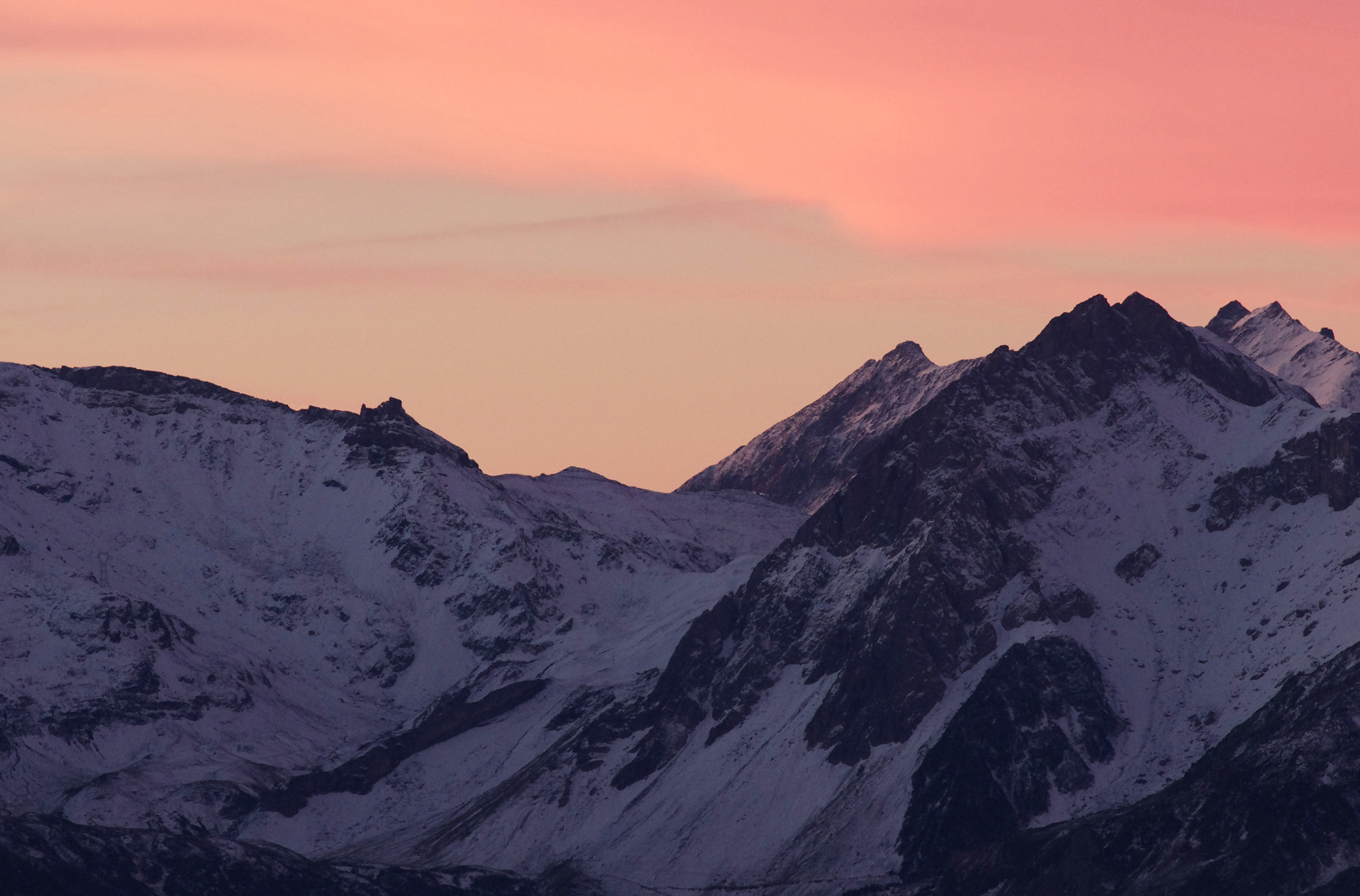 Pentax smc DA* 300mm F4.0 ED (IF) SDM sample photo. Alpes sunrise photography