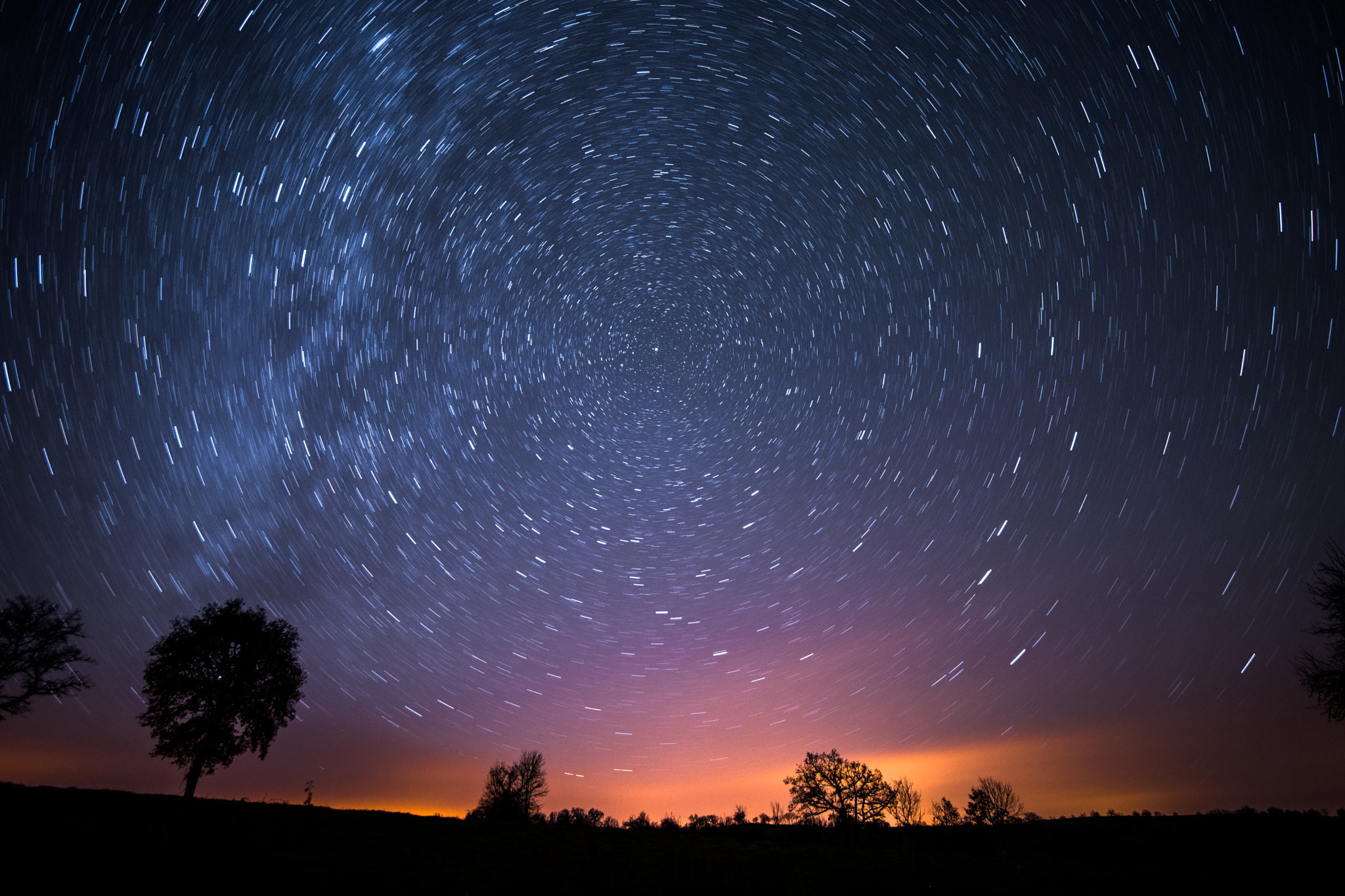 Samyang 14mm F2.8 ED AS IF UMC sample photo. Swirl of stars photography
