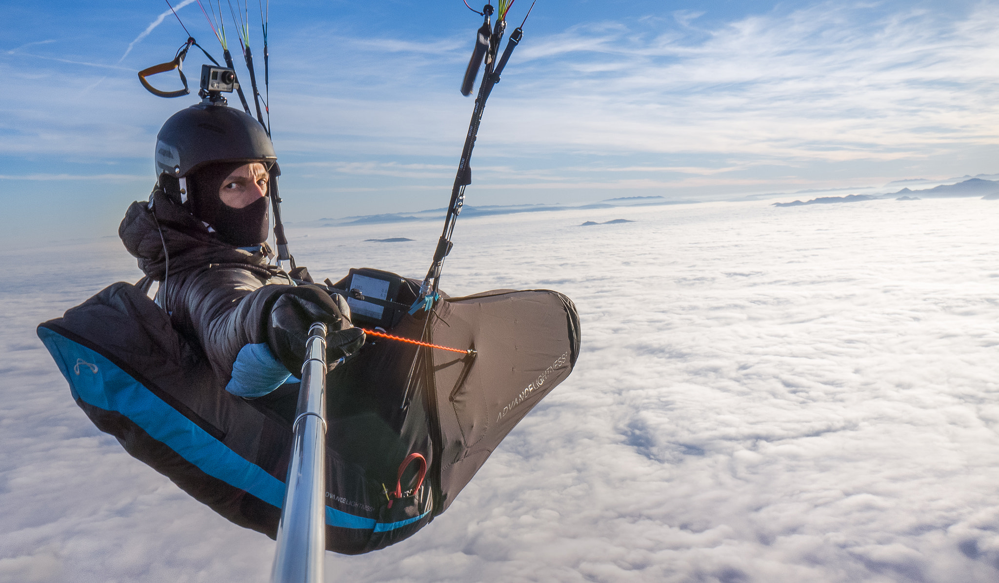 Sony Alpha QX1 + Sony E 16mm F2.8 sample photo. Sea of clouds photography