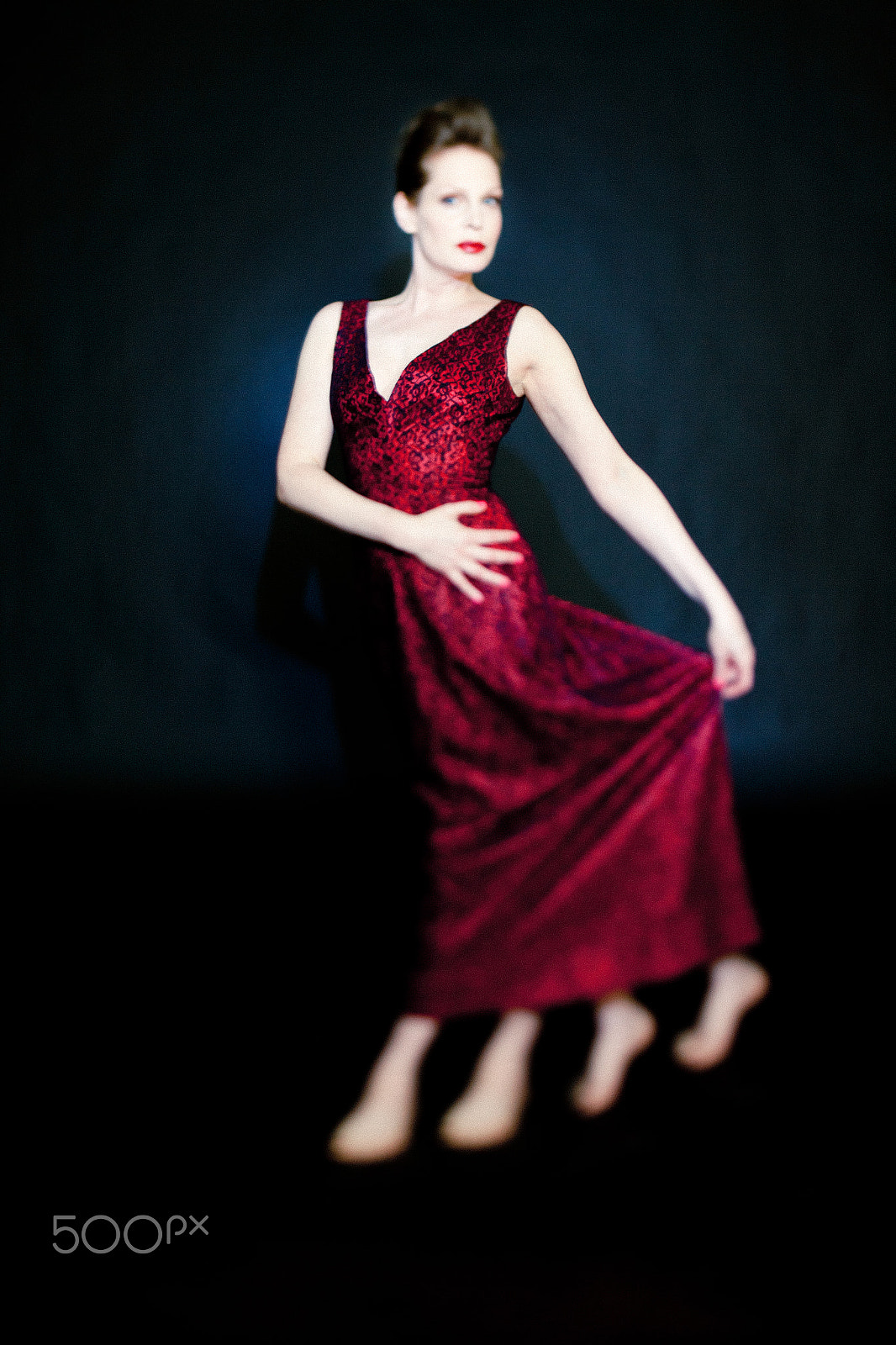 Canon TS-E 45mm F2.8 Tilt-Shift sample photo. Red dress centaur legs photography