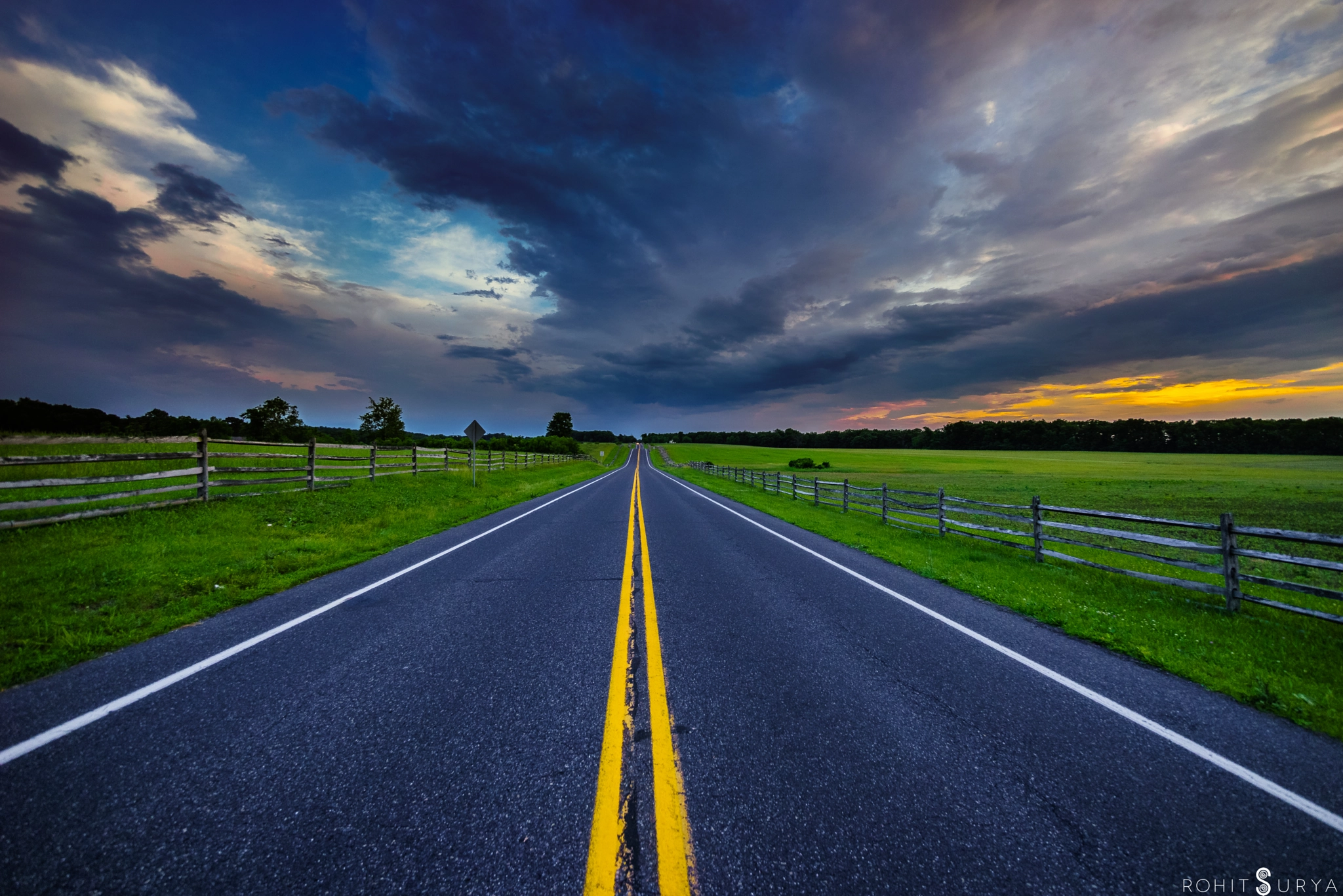 Sony a7 + Sony E 10-18mm F4 OSS sample photo. Driving into the storm photography