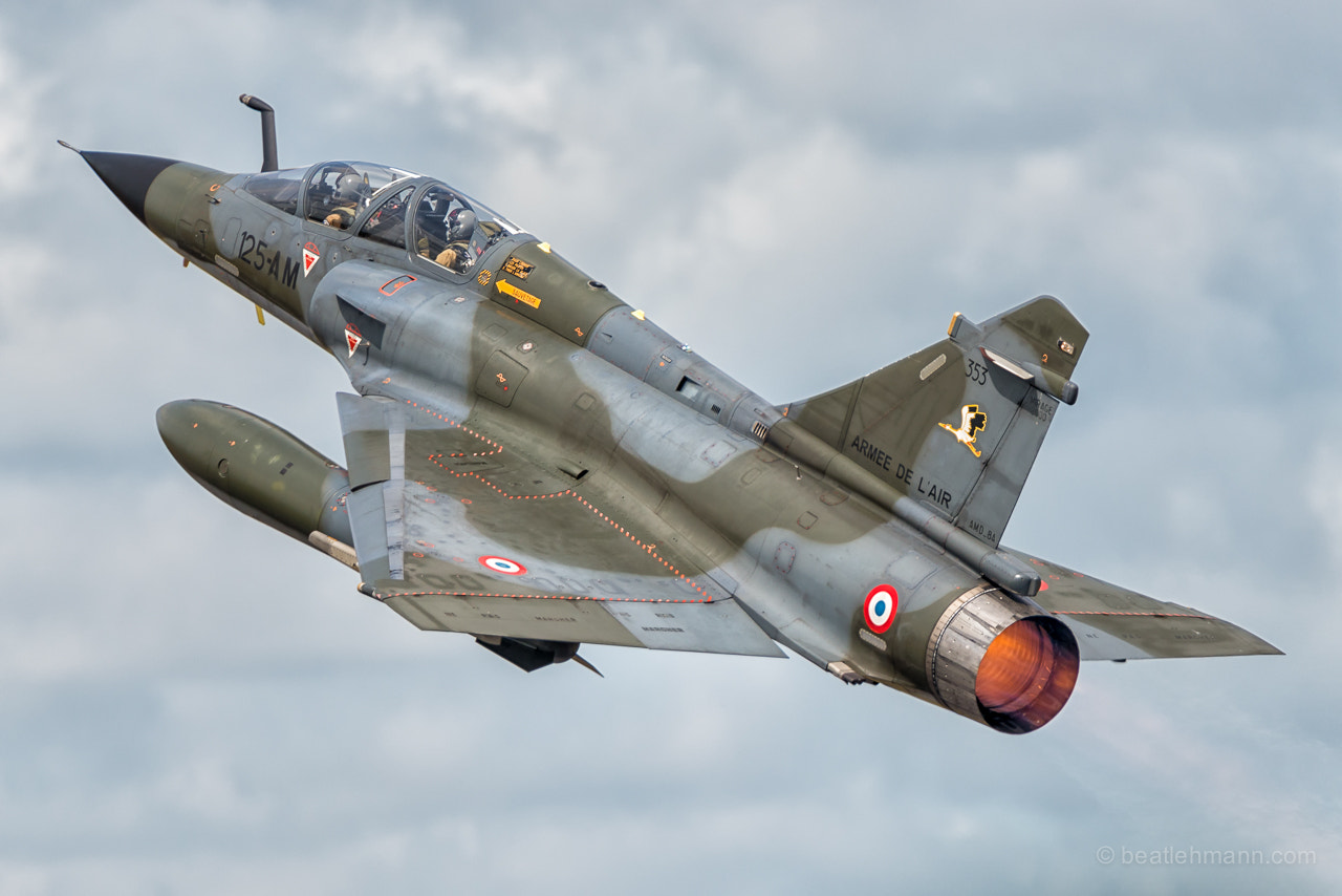Nikon AF-S Nikkor 400mm F2.8G ED VR II sample photo. Mirage 2000, air 14 payerne/ch photography